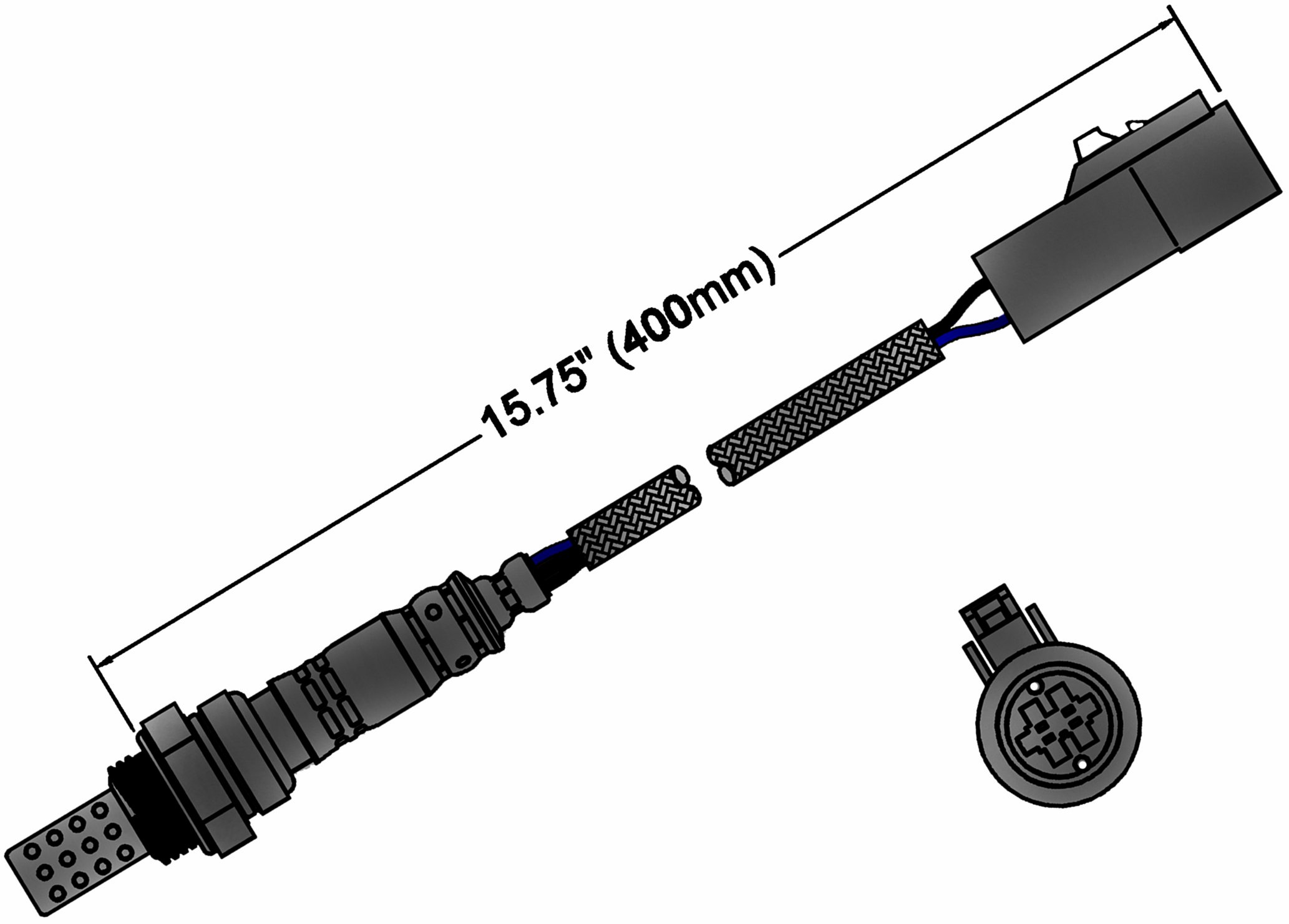 ACDelco Professional 213-1459 (88929886) Heated Oxygen Sensor - Compatible with Select GM Vehicles - Improve Engine Performance & Fuel Efficiency - Perfect for Emissions Testing & Vehicle Maintenance