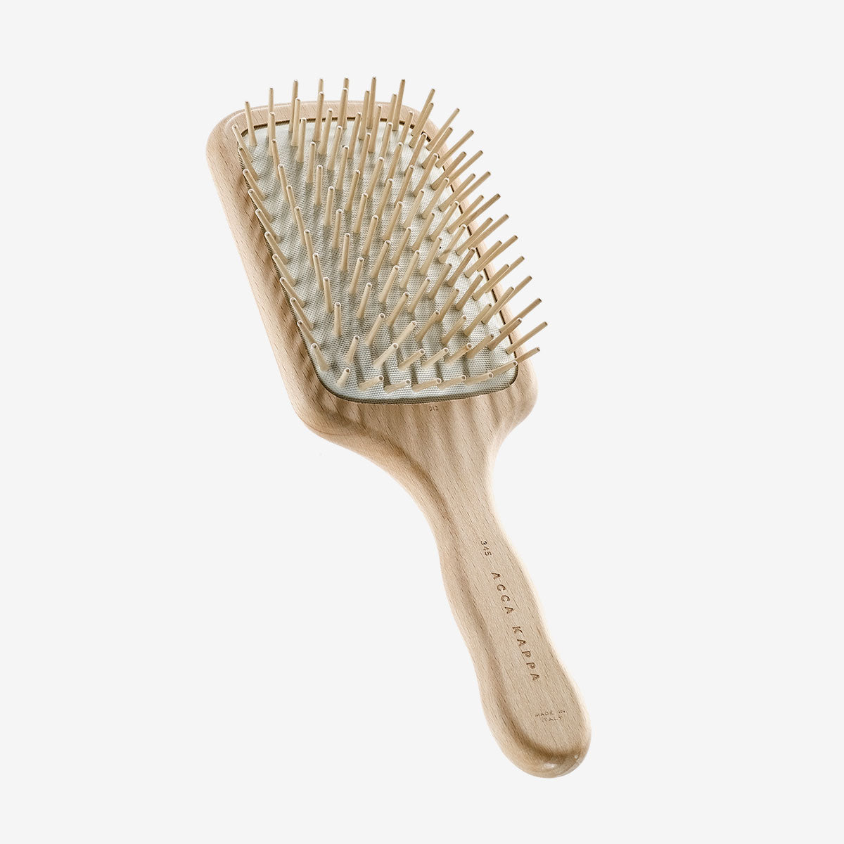 Natura Wooden Pins Paddle Brush for Hair - Detangling & Styling Hair Brush for Smooth, Shiny Hair - Perfect for Wet & Dry Hair at Home or Salon