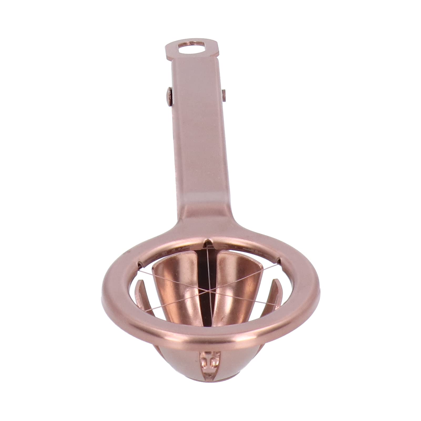 Stainless Steel Egg Slicer & Cutter - 304 Rose Gold Egg Divider for Kitchen, Restaurants - Perfect for Making Healthy Breakfasts, Fruit Salads, Sandwiches & Meal Prep