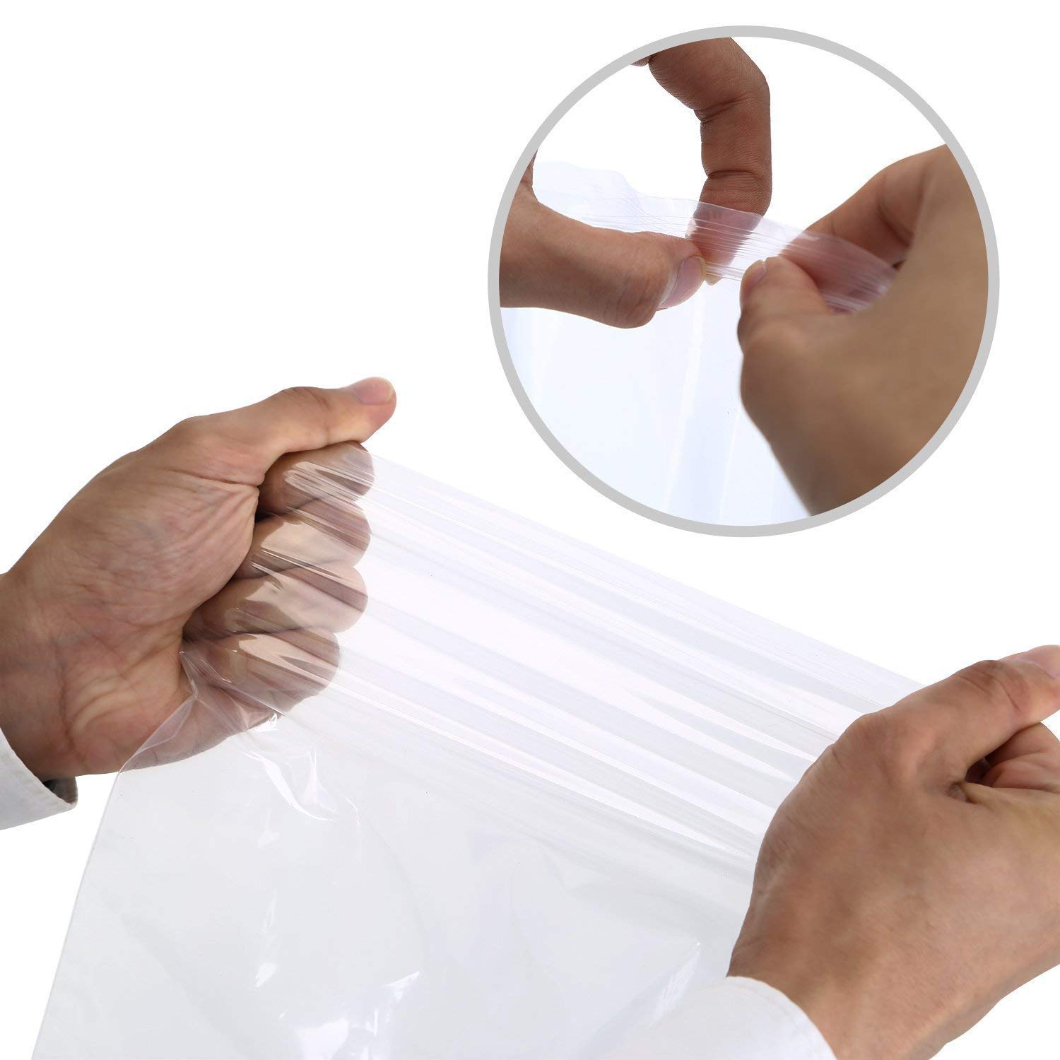 Heavy Duty 4mil Gallon Storage Bags - 100 Pack 9x12