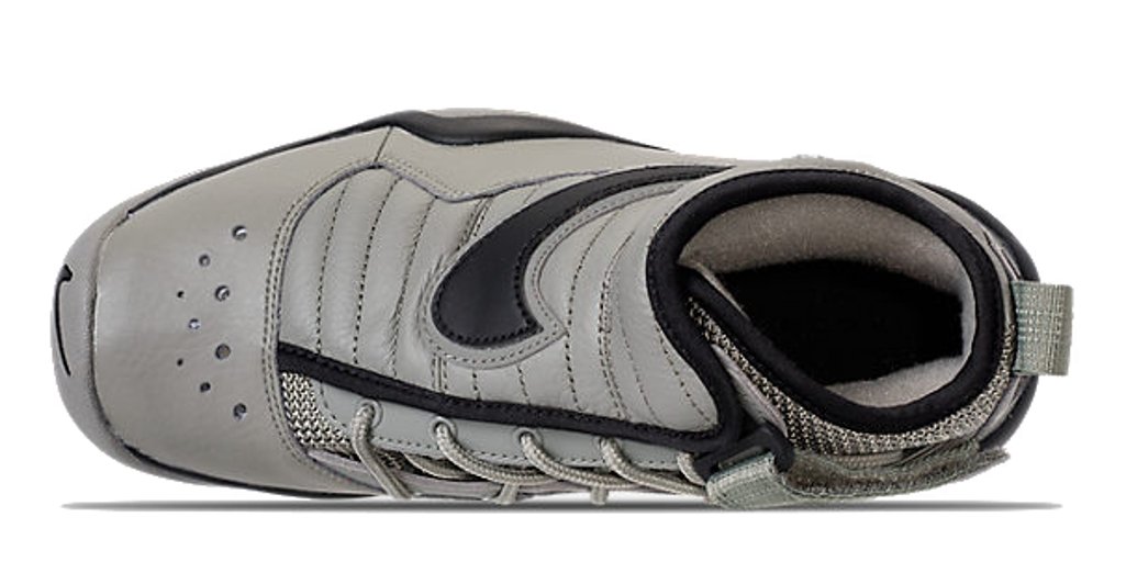 Nike Boys Air Shake Ndestrukt GS Basketball Shoes - Size 7 Big Kid M - Dark Stucco/Black - Lightweight High-Top Support for Youth Basketball Players & Street Style Fashion
