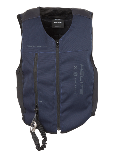 Racesafe MotionAir Hybrid Air Jacket - Lightweight Equestrian Safety Vest Compatible with Motion3 Body Protector for Horse Riding & Show Jumping