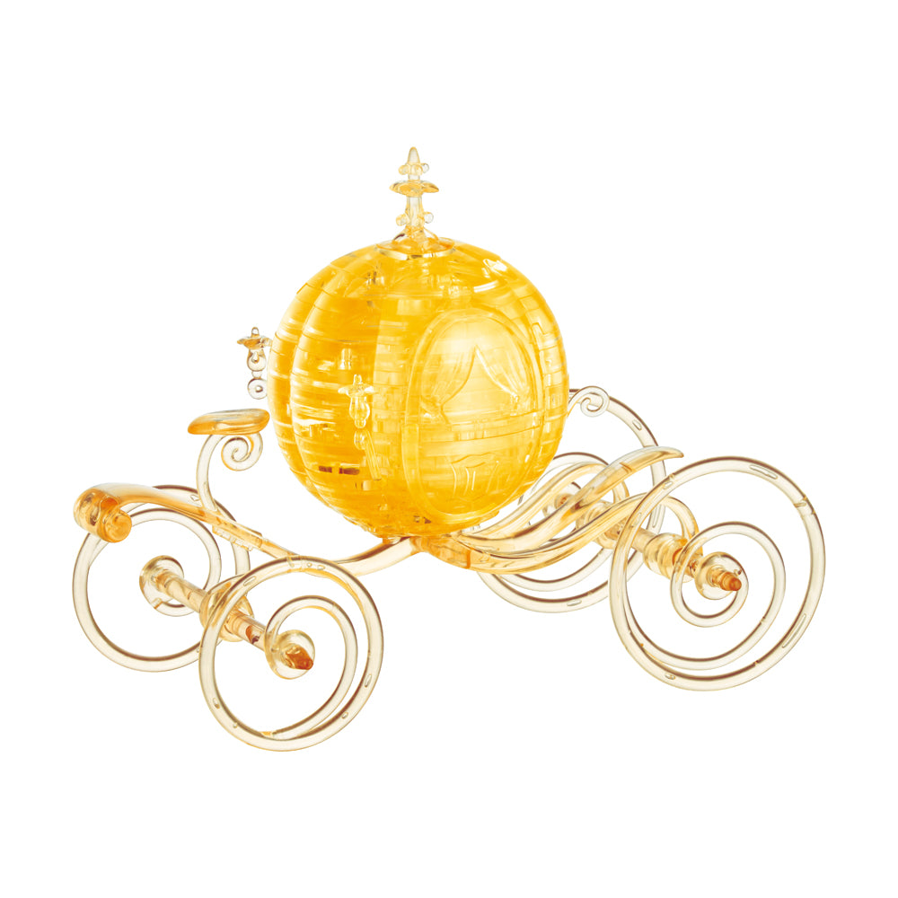 Disney Cinderella's Gold Carriage 3D Crystal Puzzle - 71 Piece Brain Teaser for Adults & Teens | Fun Collectible Gift for Disney Fans & Puzzle Lovers | Perfect for Birthday Parties, Family Game Nights & Home Decor