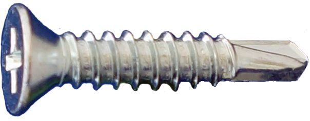 Daggerz 10 x 1 1/2 Inch Phillips Flat Head Self-Drilling Screws - 3000 Pack for Wood, Metal, and Drywall Installation