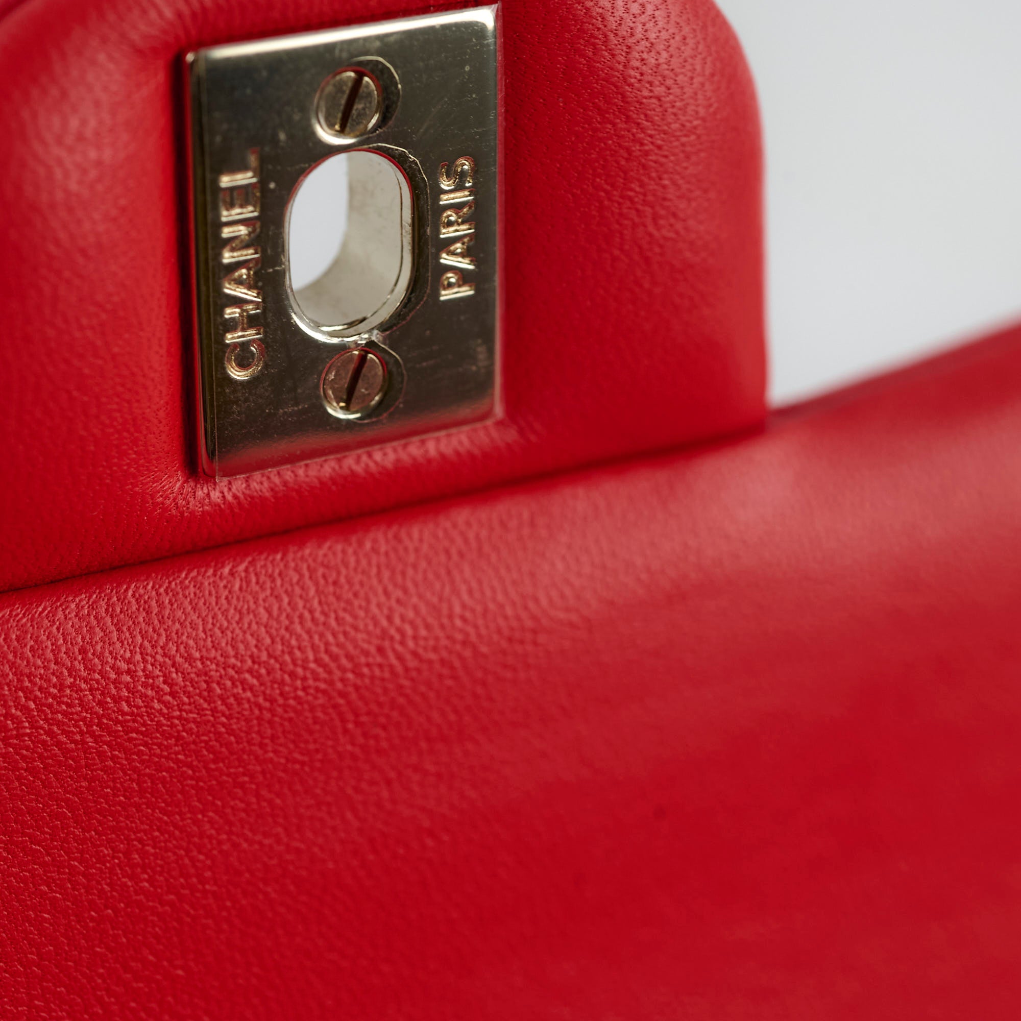 Chanel Medium Classic Flap Bag in Red Lambskin Leather - Luxury Handbag for Women, Perfect for Parties, Dates & Special Occasions