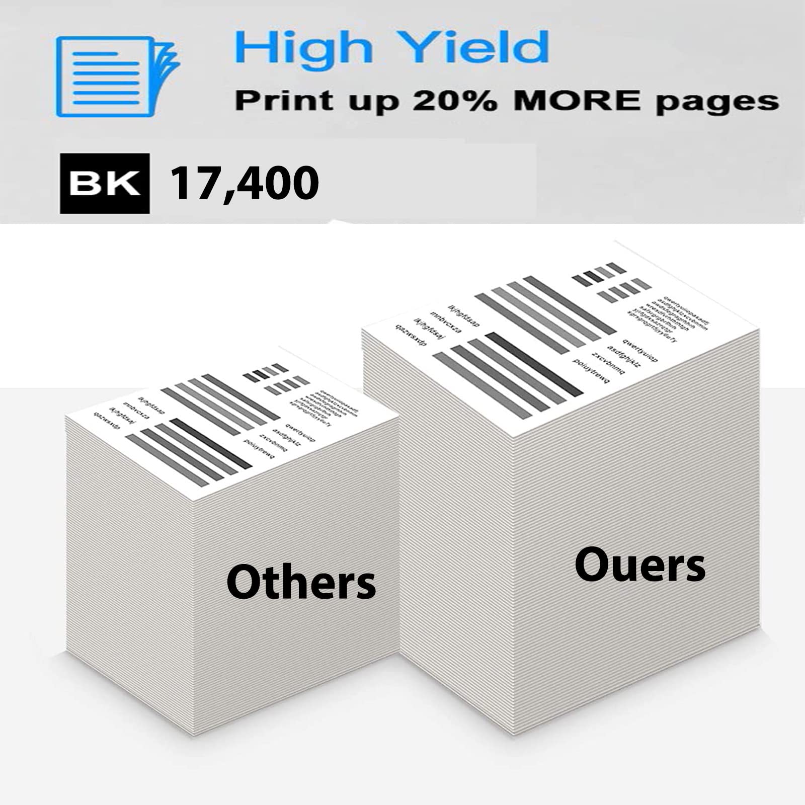 10-Pack High Yield Compatible IM 430/IM 430F/IM 430SF/P 502 Printer Cartridge Replacement for Ricoh 418126 Black Toner - Perfect for Office Printing, Bulk Document Copying & High-Volume Business Use