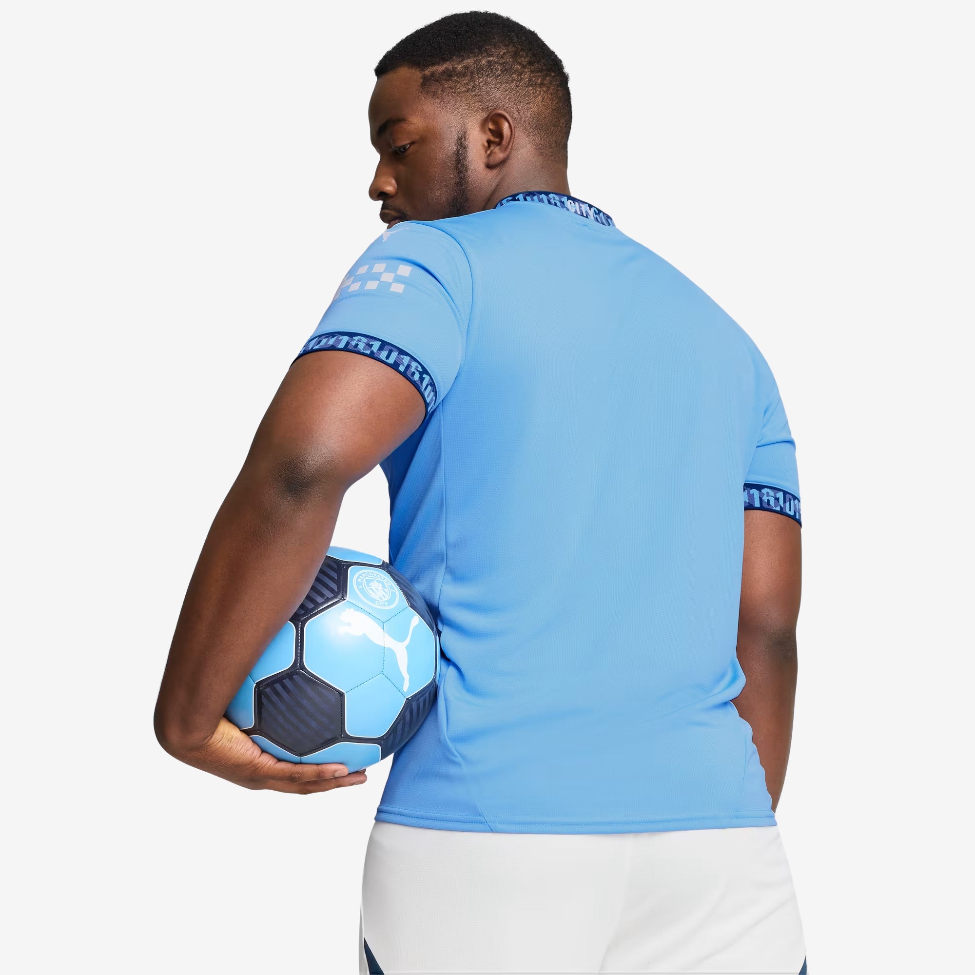 PUMA Manchester City 2024/25 Stadium Home Jersey - Authentic Football Soccer Shirt for Men & Women - Perfect for Match Day, Training & Fan Support