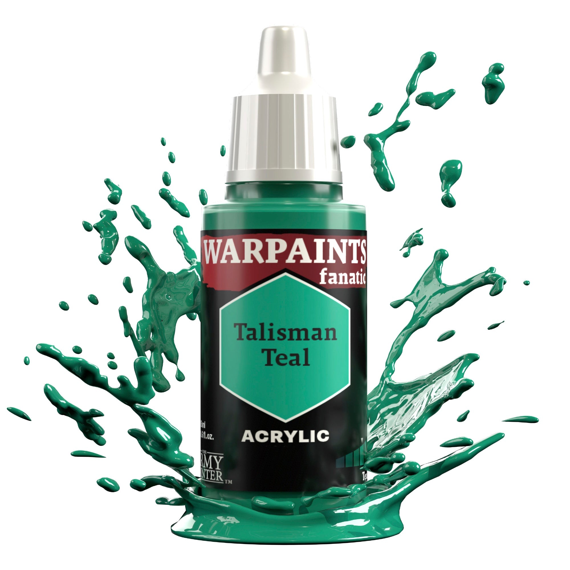 Warpaints Fanatic: Talisman Teal - Premium Waterproof Face Paint for Cosplay, Halloween & Body Art | Long-Lasting Vibrant Colors for Professional Makeup Artists & Costume Enthusiasts