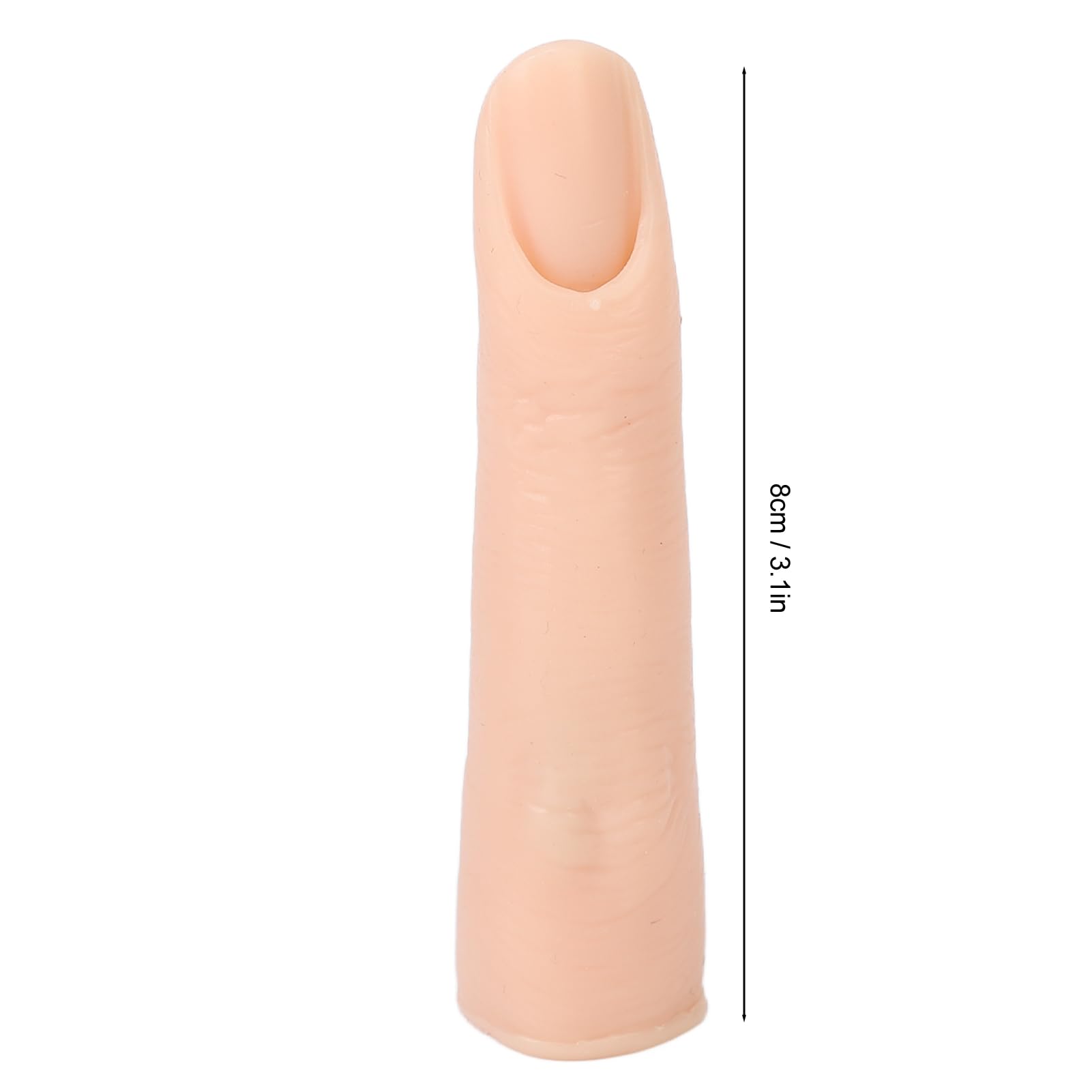 Flexible Silicone Practice Mannequin Fingers for Nail Art Training - Bendable Fake Nails with Flexible Joints for DIY Acrylic Nails, Gel Polish & Nail Extension Practice - Perfect for Nail Technicians, Students & Home Use