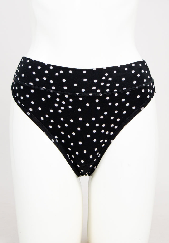 Polka Dot Bamboo Thong Underwear - Soft & Breathable for Women - Perfect for Yoga, Sleep & Everyday Comfort