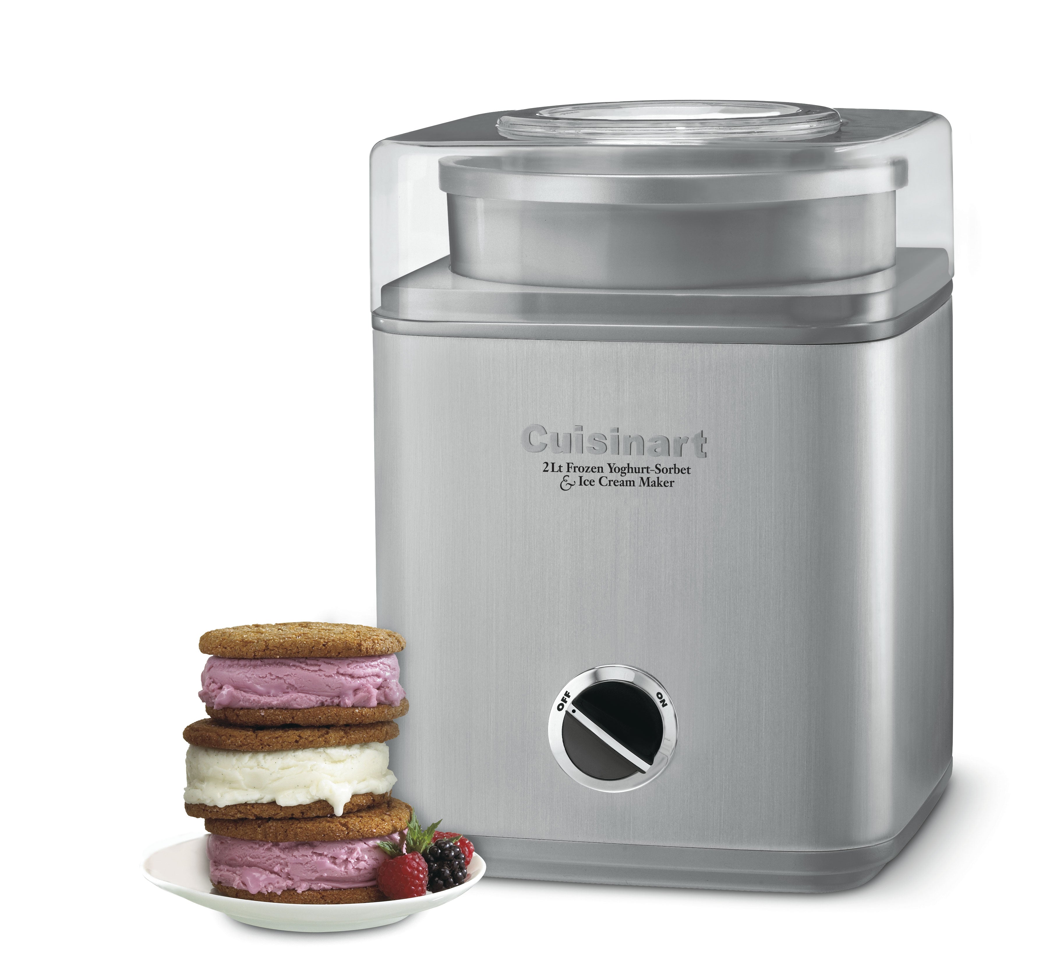 Cuisinart ICE 30BCHK Compact Frozen Yogurt, Sorbet & Ice Cream Maker - Perfect for Homemade Desserts, Parties & Family Treats