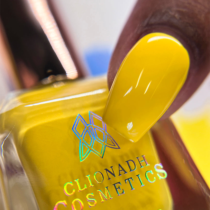 Lemonade Stand Nail Polish - Long Lasting Vegan Nail Lacquer for Summer - Perfect for Beach Vacations, Pool Parties & Summer Nail Art