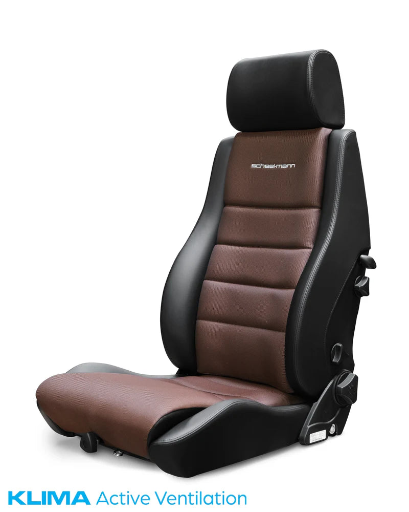 Scheel Mann Vario F XXL Climate Active Ventilation Seat - Premium Motorcycle Comfort for Long Rides & Hot Weather
