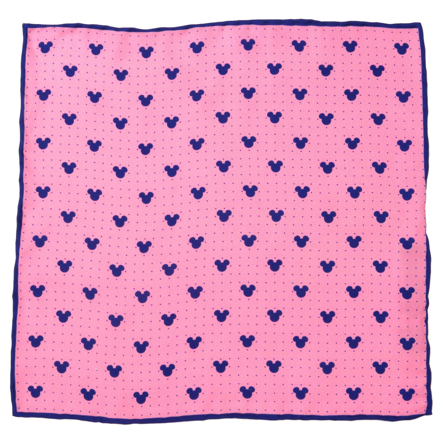 Mickey Mouse Polka Dot Pink Pocket Square - Stylish Handkerchief for Men's Suits, Weddings & Formal Events