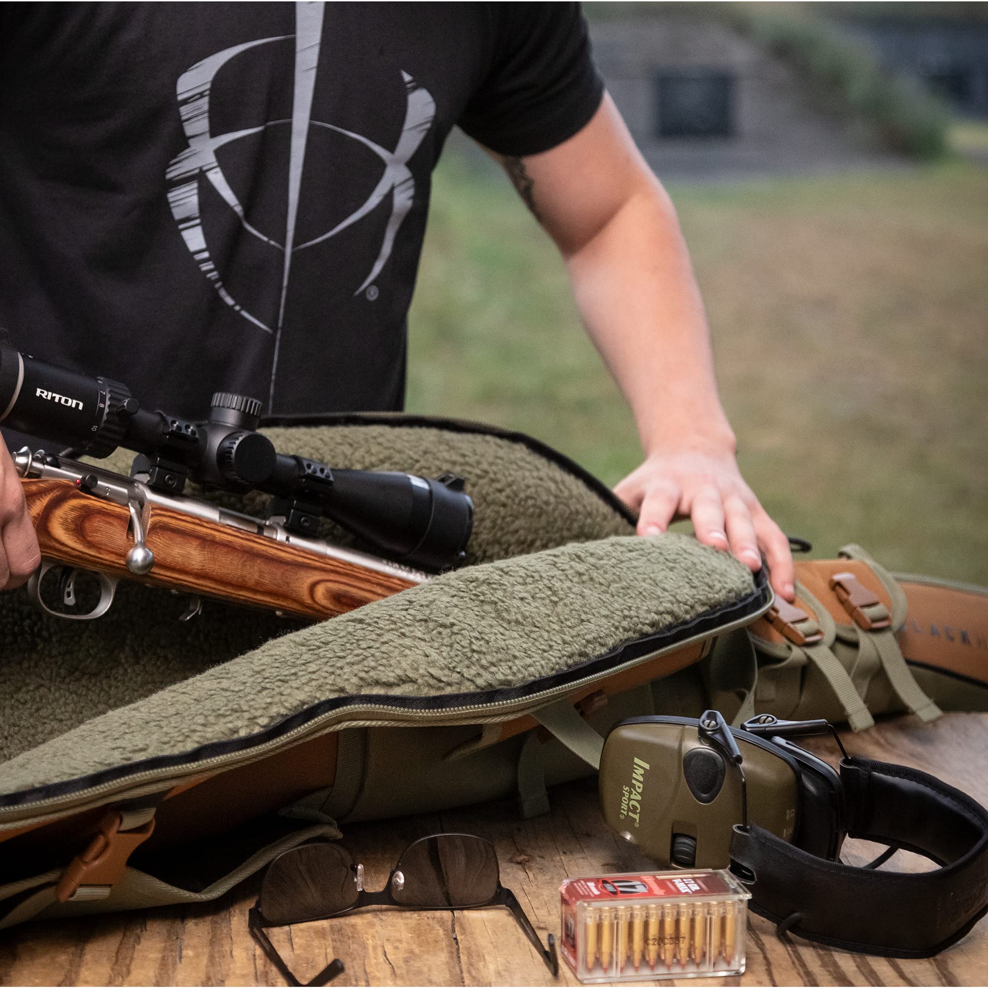 BlackHeart Vital Soft Gun Cases - Durable & Lightweight Protective Gun Storage for Pistols & Rifles | Perfect for Hunting, Shooting Range & Outdoor Adventures