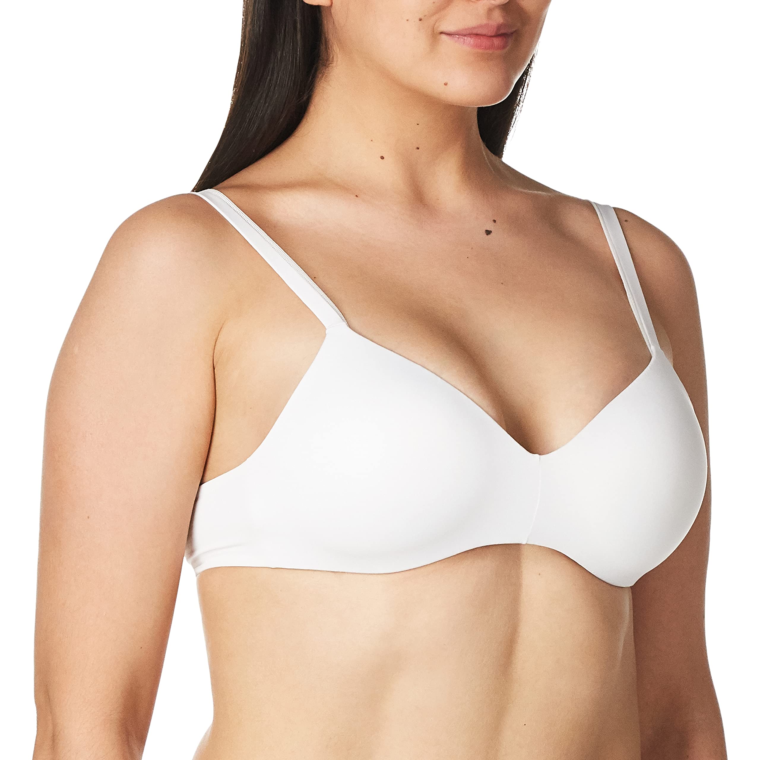 Hanes Ultimate Wireless Bra - Low-Cut T-Shirt Bra, Convertible Strapless Bra for Women | Comfortable Everyday Wear, Perfect for Workouts, Office & Casual Outfits
