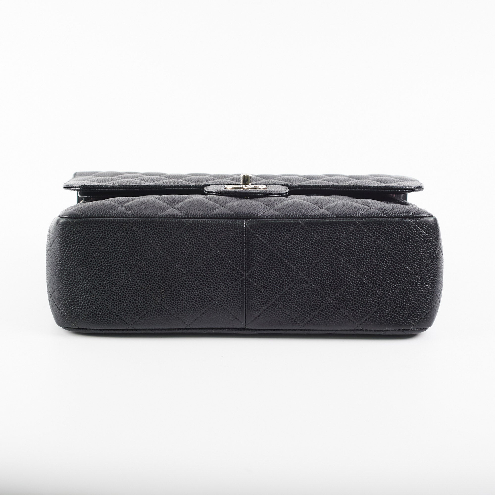 Chanel Quilted Caviar Leather Double Flap Jumbo Bag in Black | Luxury Designer Handbag for Women | Perfect for Evening Events, Work & Travel
