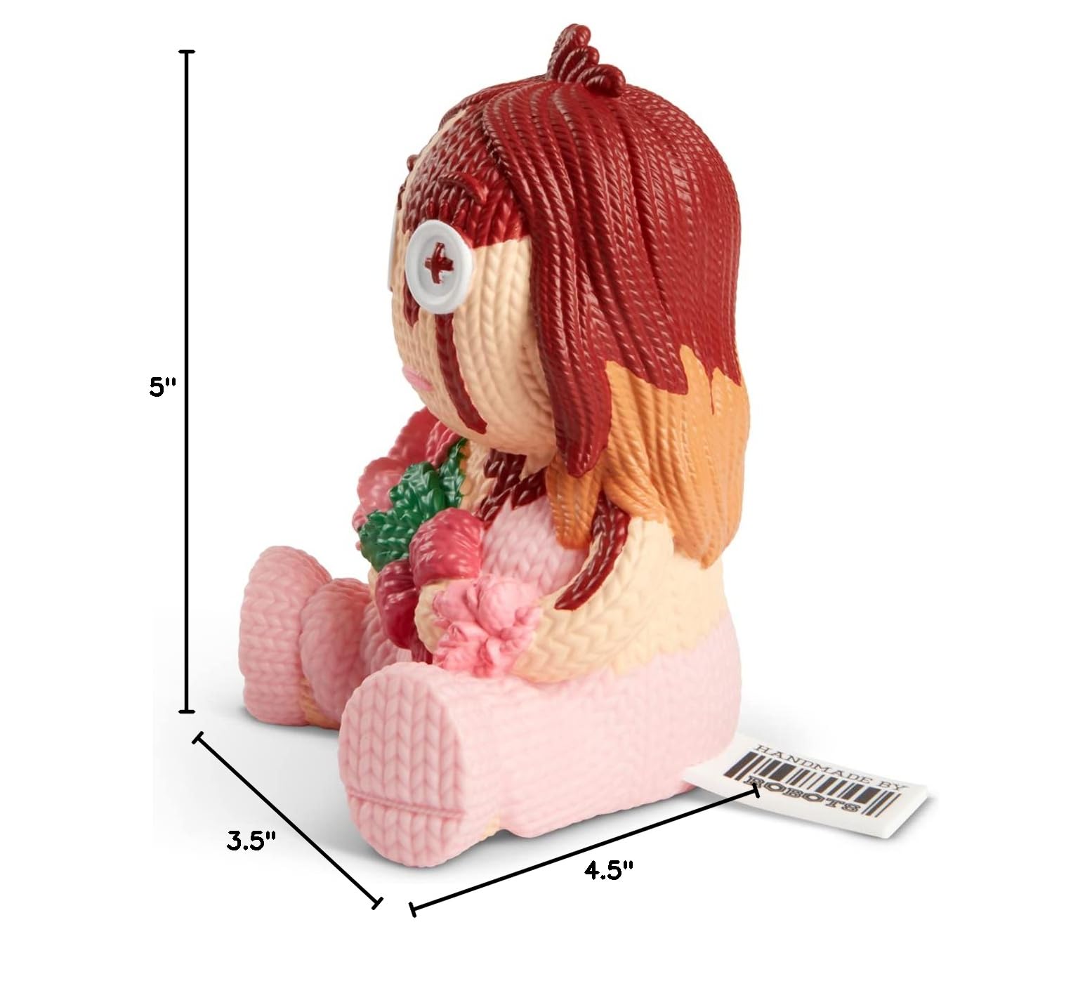 Handmade by Robots - Carrie #073 | Unique Robot-Crafted Collectible for Home Decor & Gift Giving