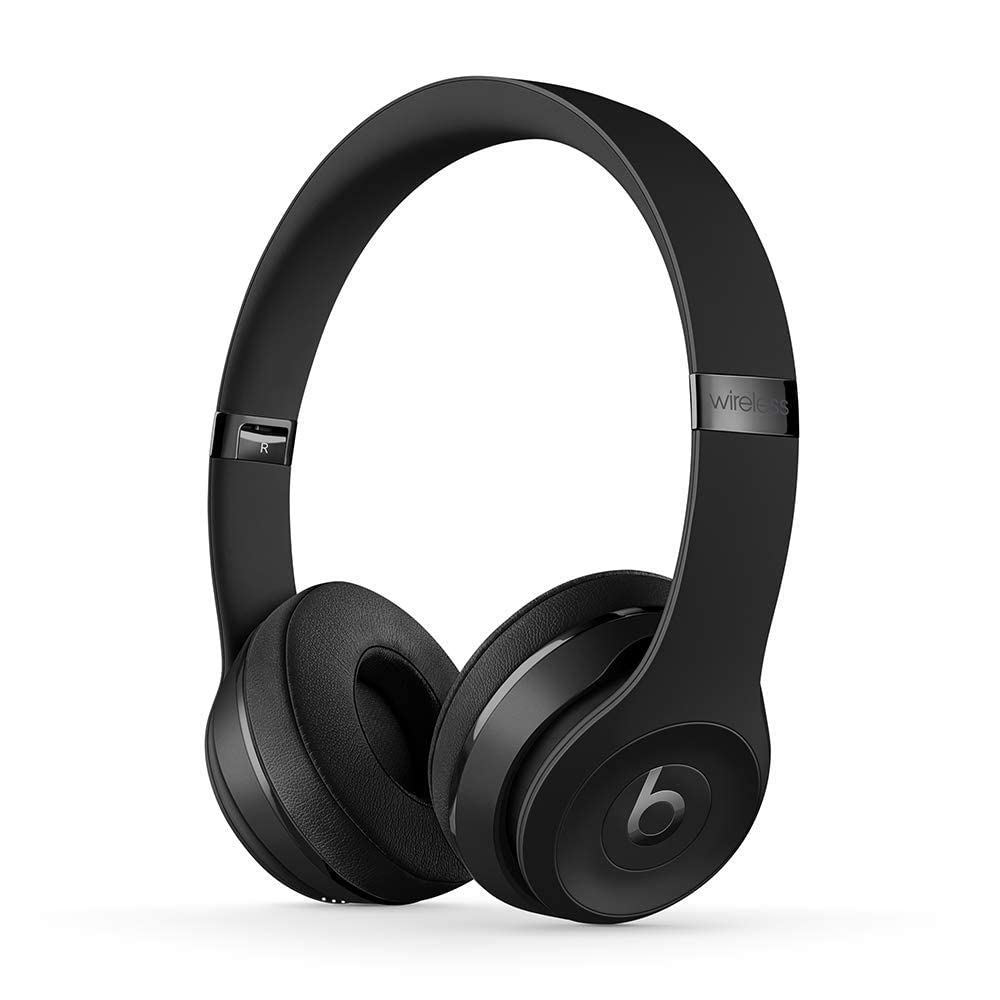 Beats Solo3 Wireless On-Ear Bluetooth Headphones - Black (Renewed Premium) | Noise Cancelling, 40-Hour Battery Life | Perfect for Gym, Travel & Work from Home