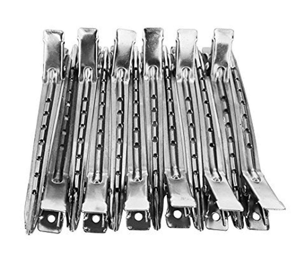 Professional Plastic Hair Clips for Styling - Non-Slip Duckbill Sectioning Clips for Thick Hair (Pack of 24) - Perfect for Salon, Home Haircuts & DIY Styling