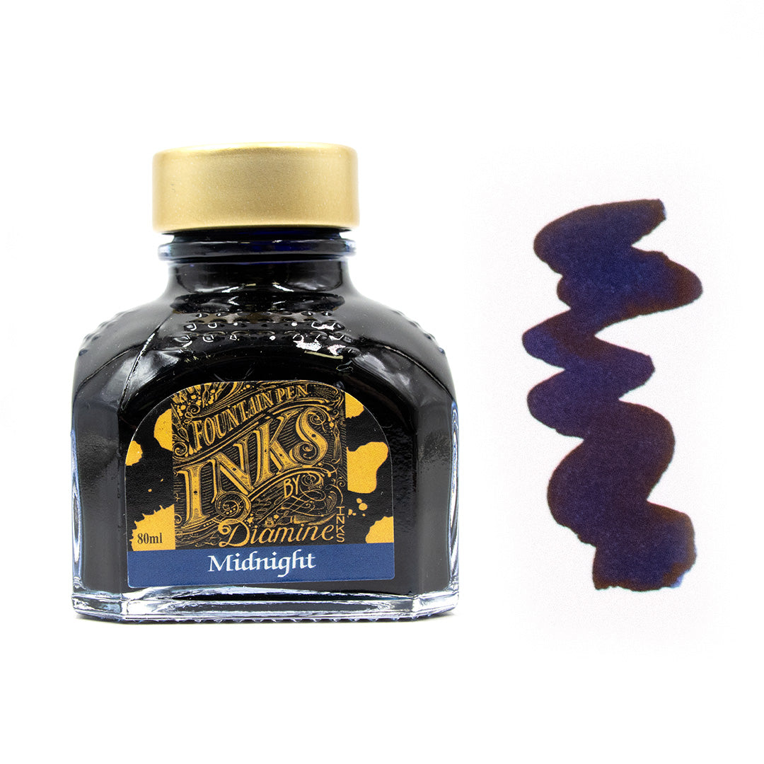 Premium Diamine Ink Bottle 80ml - Vibrant Fountain Pen Ink for Calligraphy, Journaling & Artistic Writing - Smooth Flow & Rich Colors