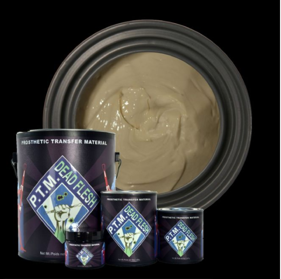 P.T.M Prosthetic Transfer Material - DEAD FLESH (2oz) for Special FX Makeup, Halloween Costumes & Movie Prosthetics - Realistic Wound Simulation for Professional Artists