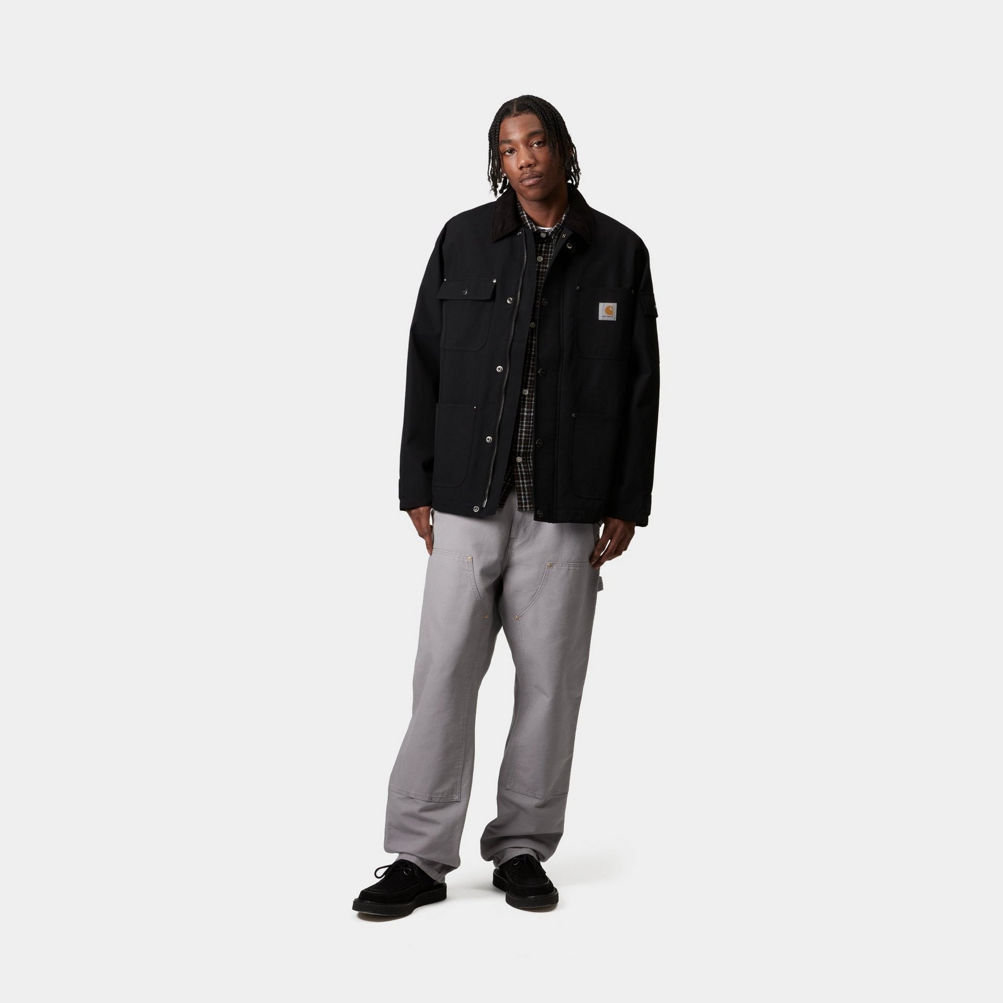 Premium Clapton Jacket for Men & Women - Stylish Black Outerwear for Fall & Winter | Water-Resistant, Lightweight, Warm Coat for Outdoor Activities, Travel & Daily Wear