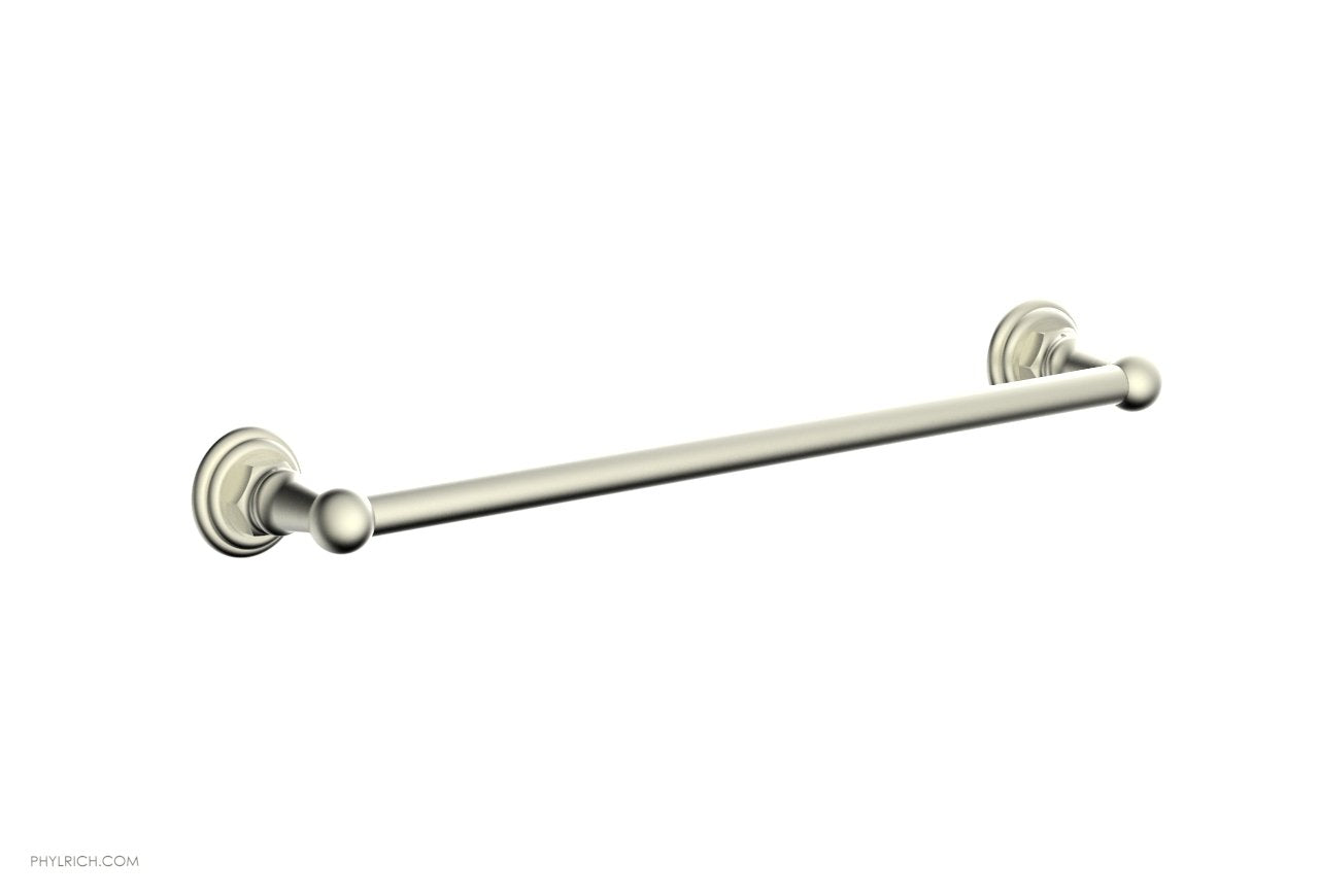 HEX TRADITIONAL 18-Inch Chrome Towel Bar - Heavy Duty Bathroom Towel Rack for Modern Homes, Hotels & Spas (500 Series 70mm) - Perfect for Bathrooms, Kitchens & Laundry Rooms