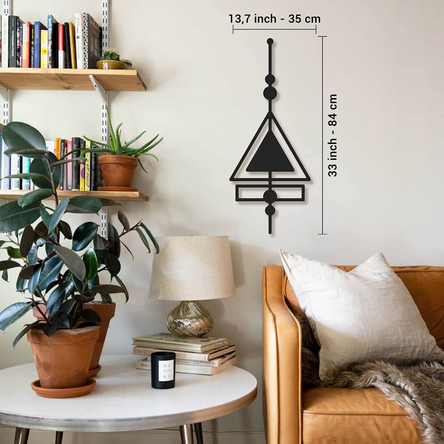 Deltium Metal Wall Art for Living Room & Bedroom Decor