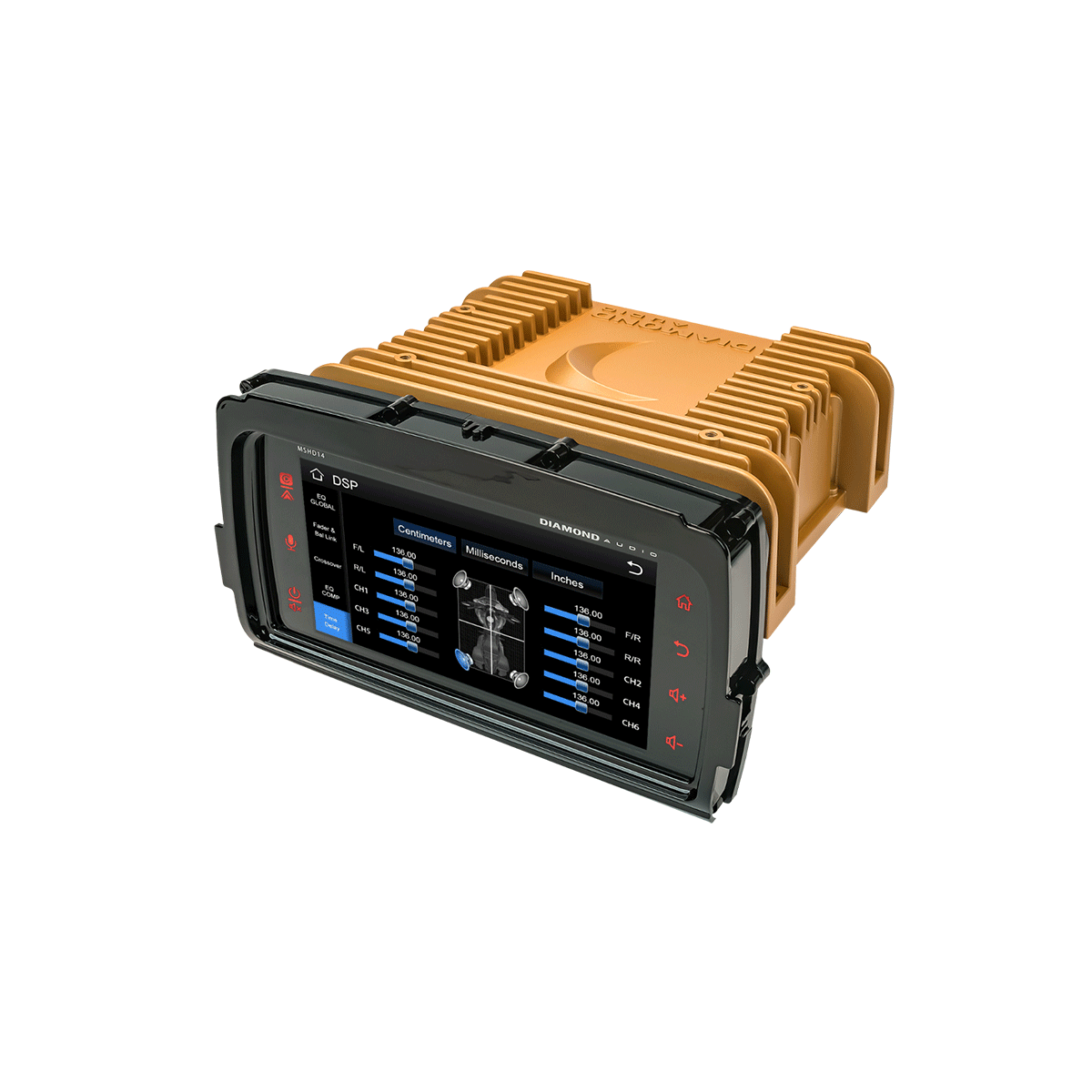 MSHD14 Plug N Play Digital Media Receiver for 2014-2023 Harley Davidson Motorcycles - Bluetooth Audio & Hands-Free Calling for Road Trips & Commuting