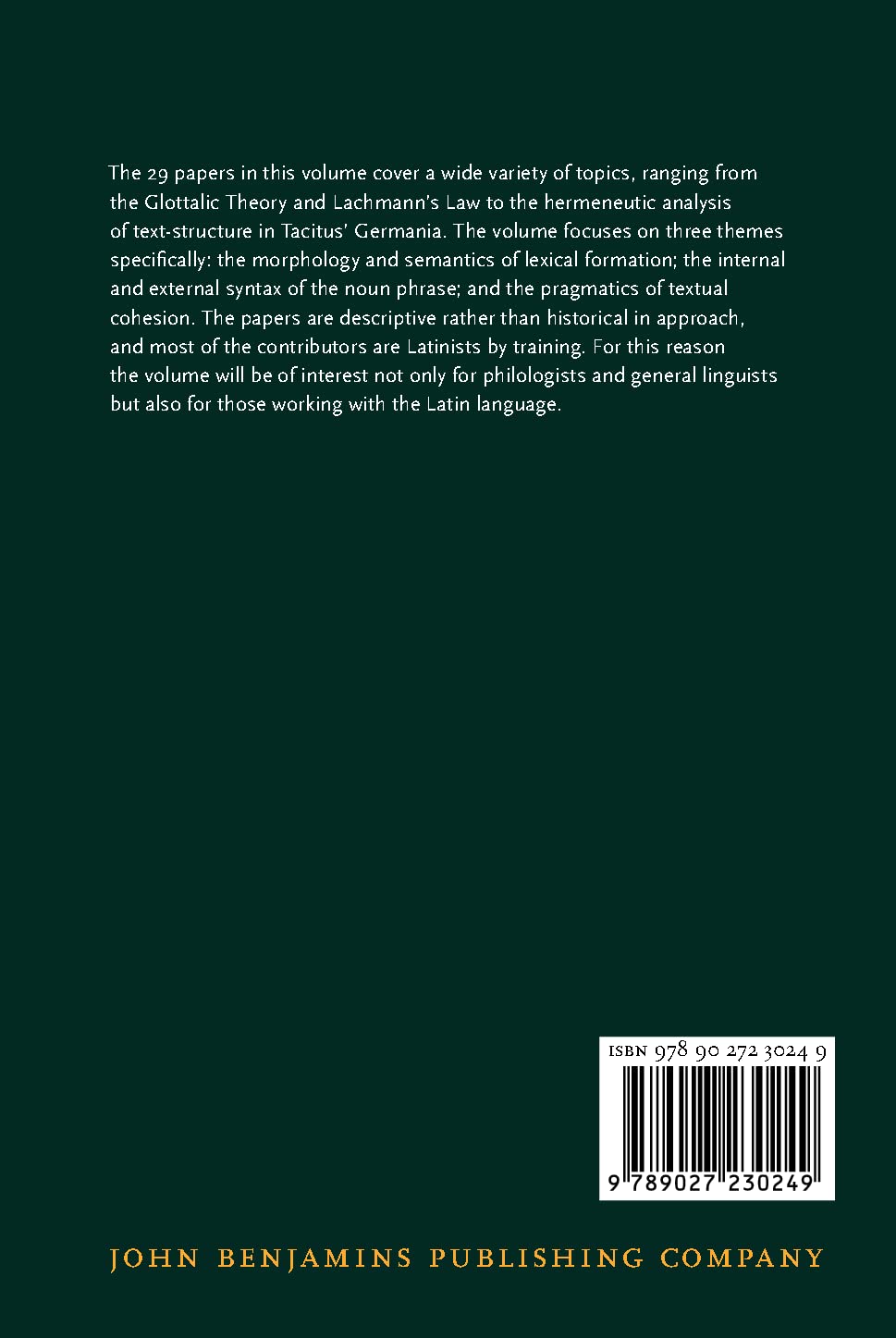 New Studies in Latin Linguistics - Comprehensive Research on Latin Language Structure & Evolution | Academic Resource for Linguists, Students & Researchers | Perfect for University Courses & Scholarly Studies