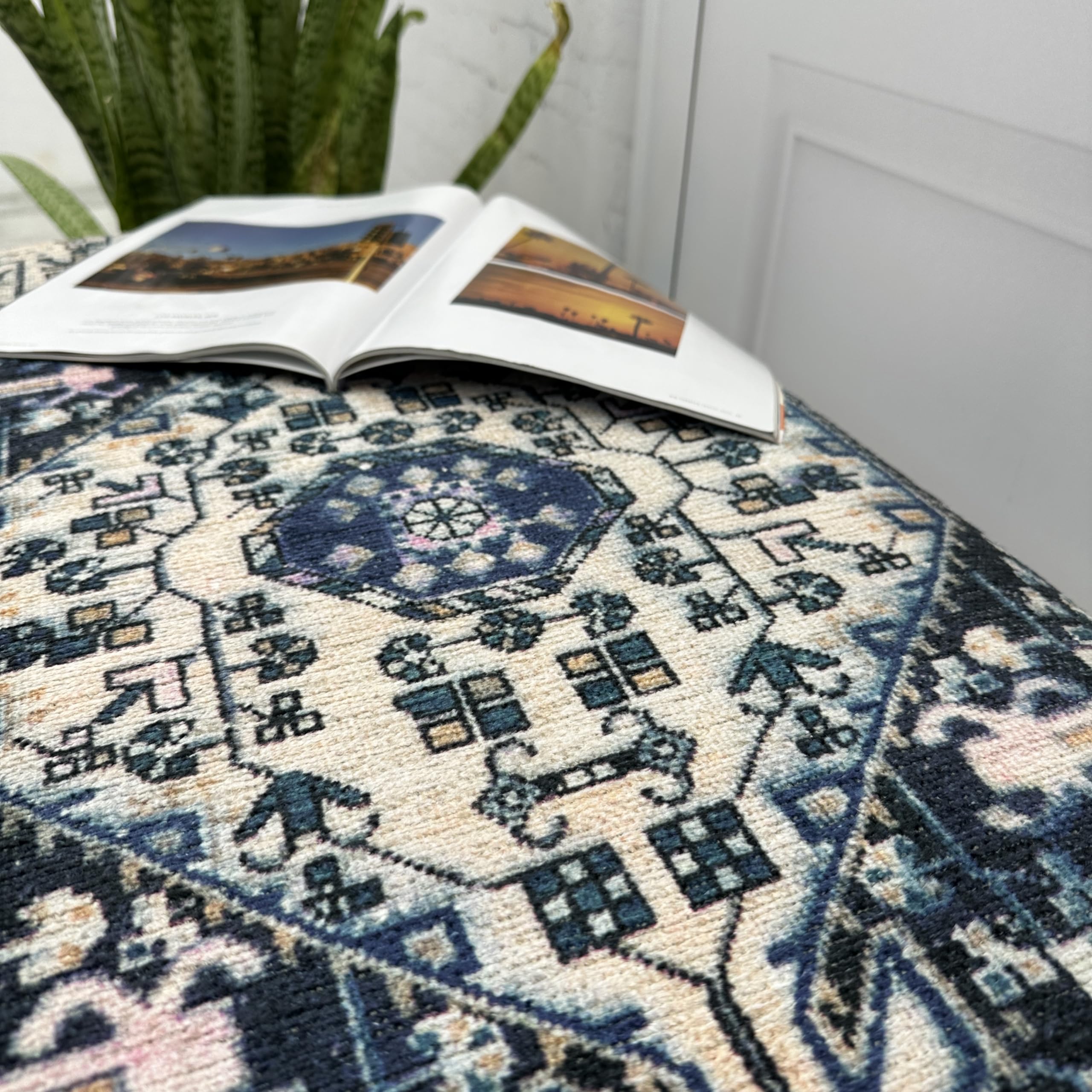Boho Large Storage Ottoman Bench - 18x18x43