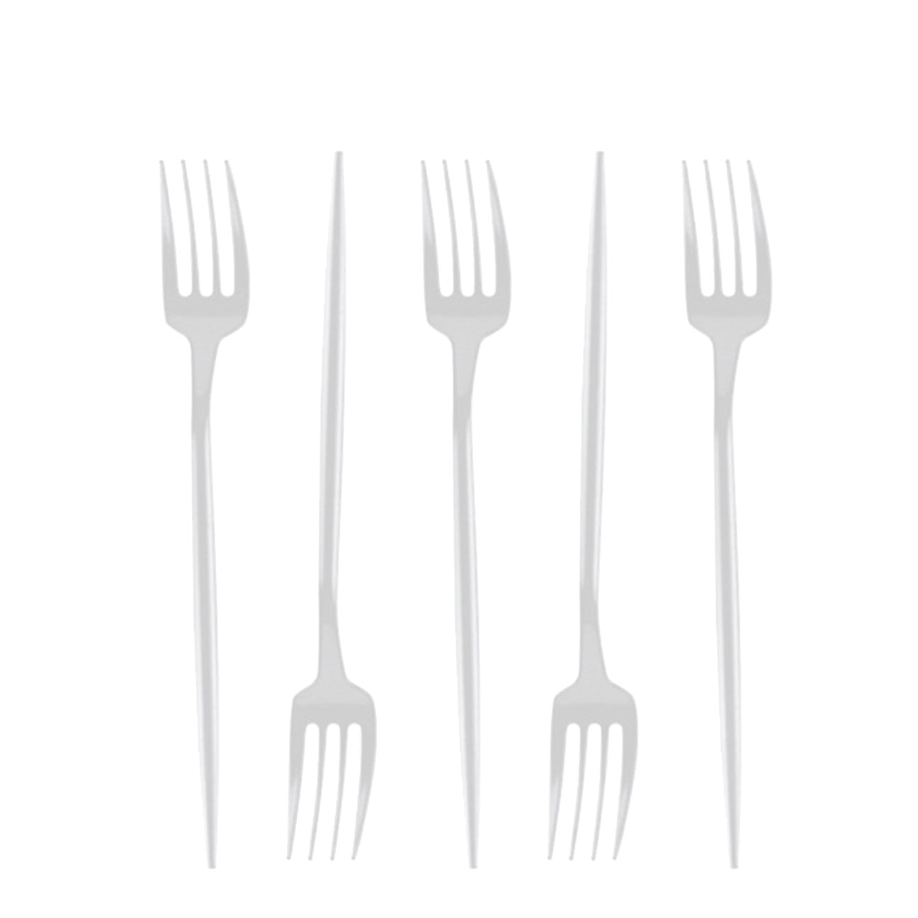 Premium 32-Piece White Flatware Set - Elegant Stainless Steel Cutlery for Dining, Parties & Wedding Events - Durable & Dishwasher Safe