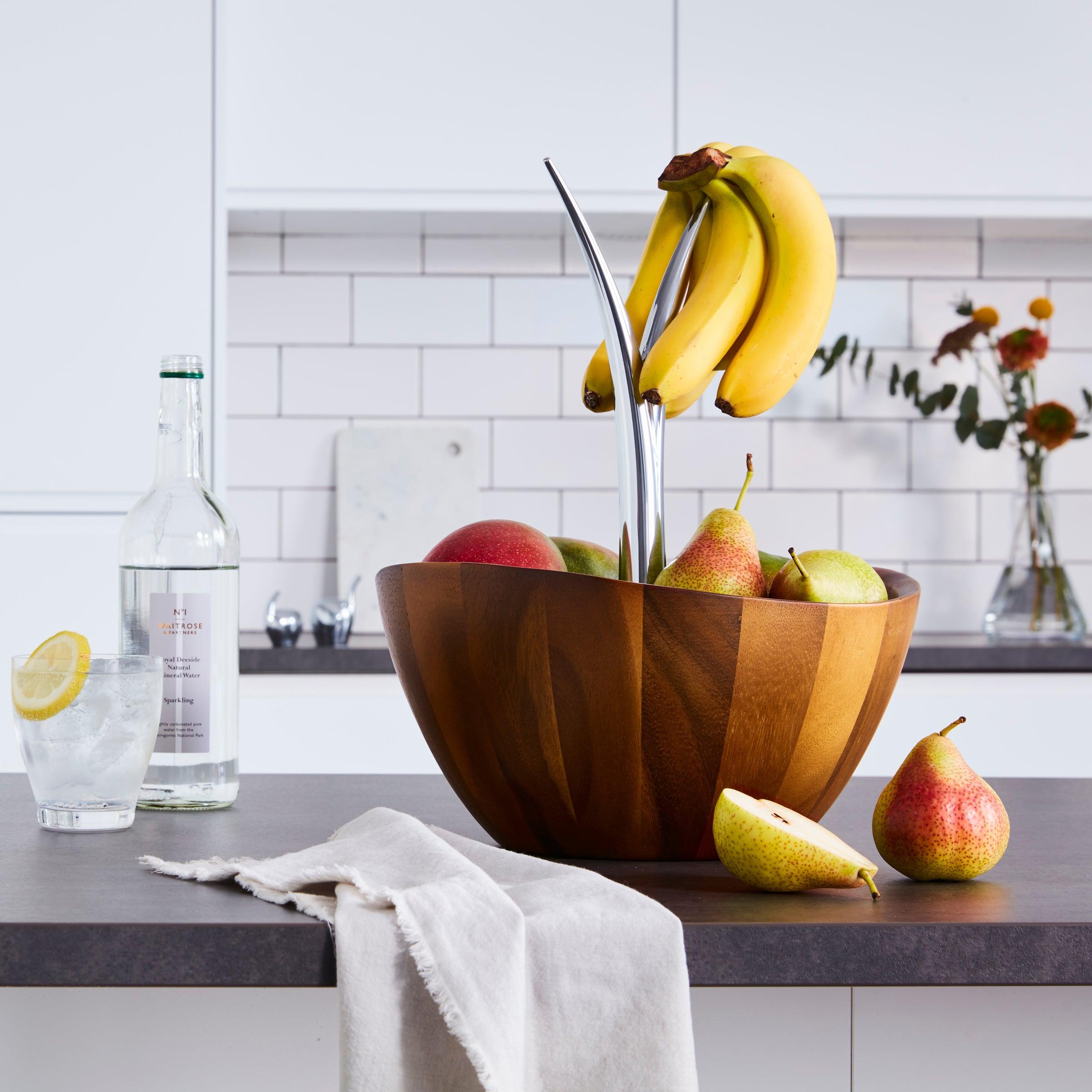Premium Fruit Serving Bowl - Elegant Ceramic Fruit Basket for Kitchen & Dining Table Decor - Perfect for Fresh Fruits Display at Parties, Gatherings & Home Decor
