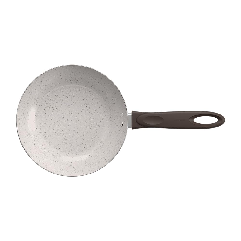 Brinox 5-Piece Ceramic Life Suprema Cookware Set - Nonstick Vanilla Coating, Oven & Dishwasher Safe Pots and Pans for Cooking, Baking & Serving - Perfect for Home Kitchens & Gift Giving