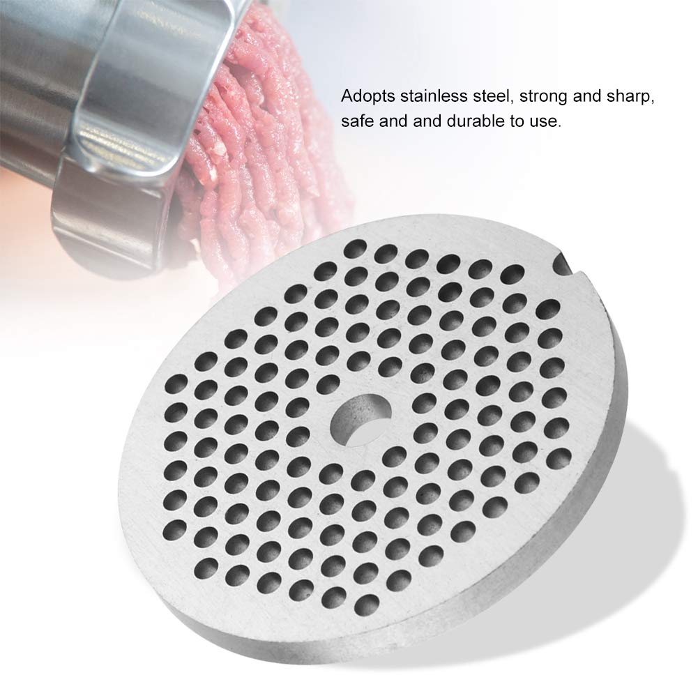 Professional Alloy Meat Grinder Knife & Mincer Plate Disc - 3mm Holes Replacement Accessory for Grinders - Perfect for Home Kitchens, Butcher Shops & Food Processing