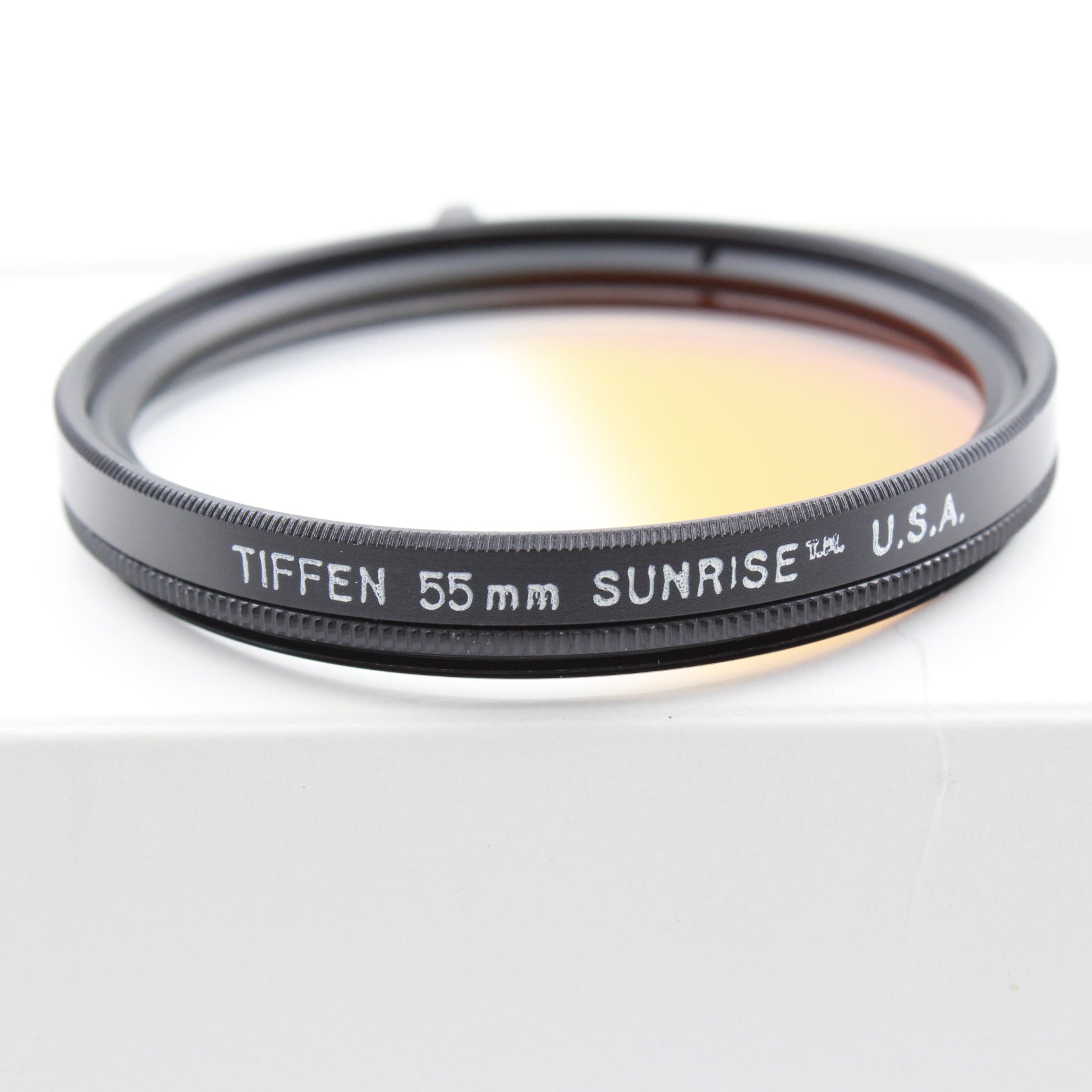 Used Tiffen 55mm Graduated Sunrise Filter - Enhance Sunrise Photography for Landscapes & Nature Shots