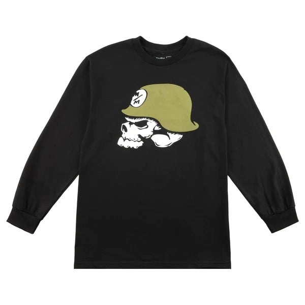 Metal Mulisha OG Helmet Long Sleeve T-Shirt | Men's Graphic Tee for Motocross & Off-Road Riding