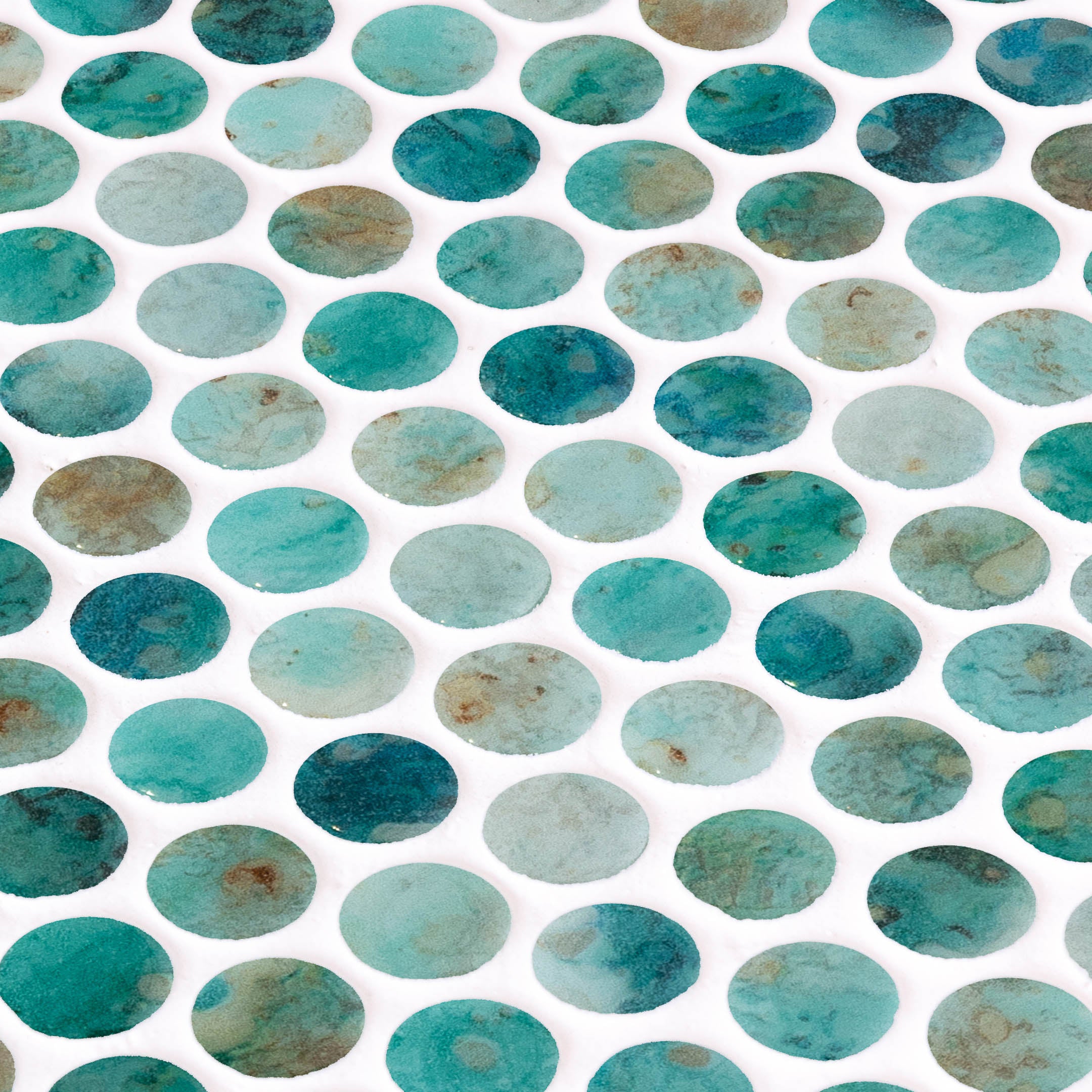 Premium Onix Penny Round Mosaic Tile - Natural Stone Backsplash & Bathroom Wall Decor - Perfect for Kitchen, Shower, and Flooring Designs