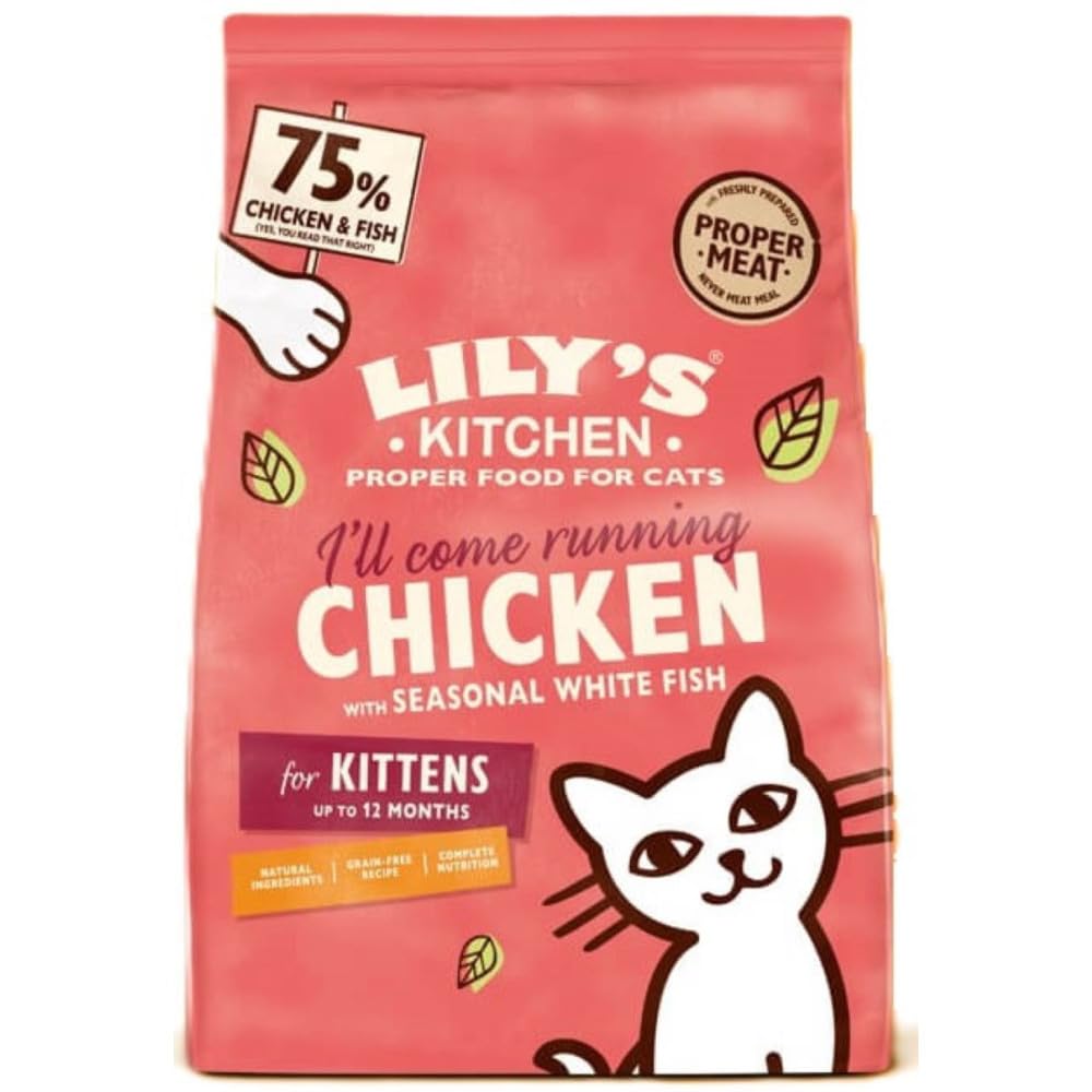 Lily's Kitchen Kitten Dry Food 800g - Healthy Cat Nutrition for Active Kittens