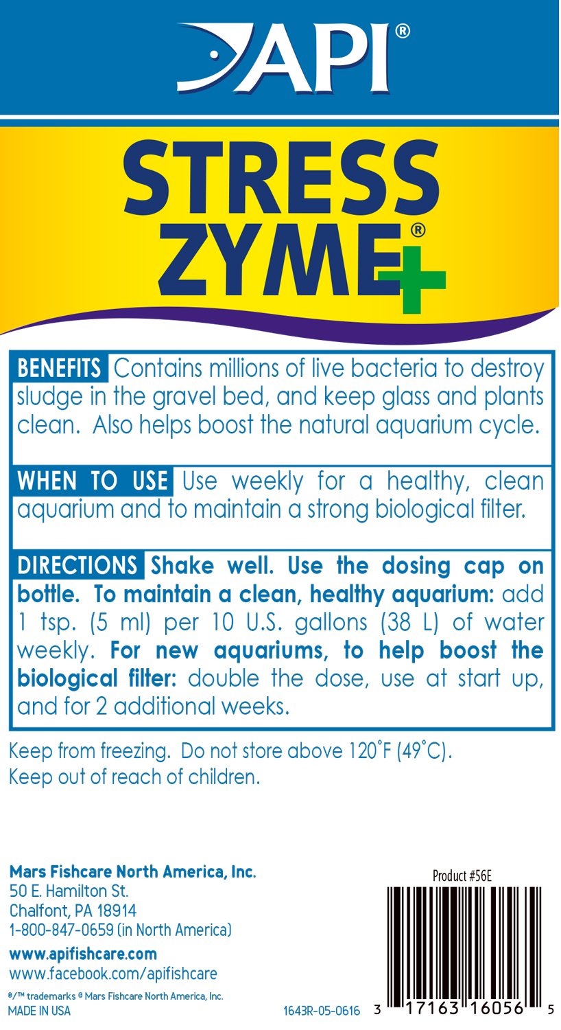 API Aquarium Water Conditioner & Tropical Fish Food Bundle - Stress Coat 16 oz, Stress Zyme 16 oz & Tropical Flakes 1.1 oz for Healthy Fish | Perfect for Freshwater Tanks, Fish Care & Stress Relief