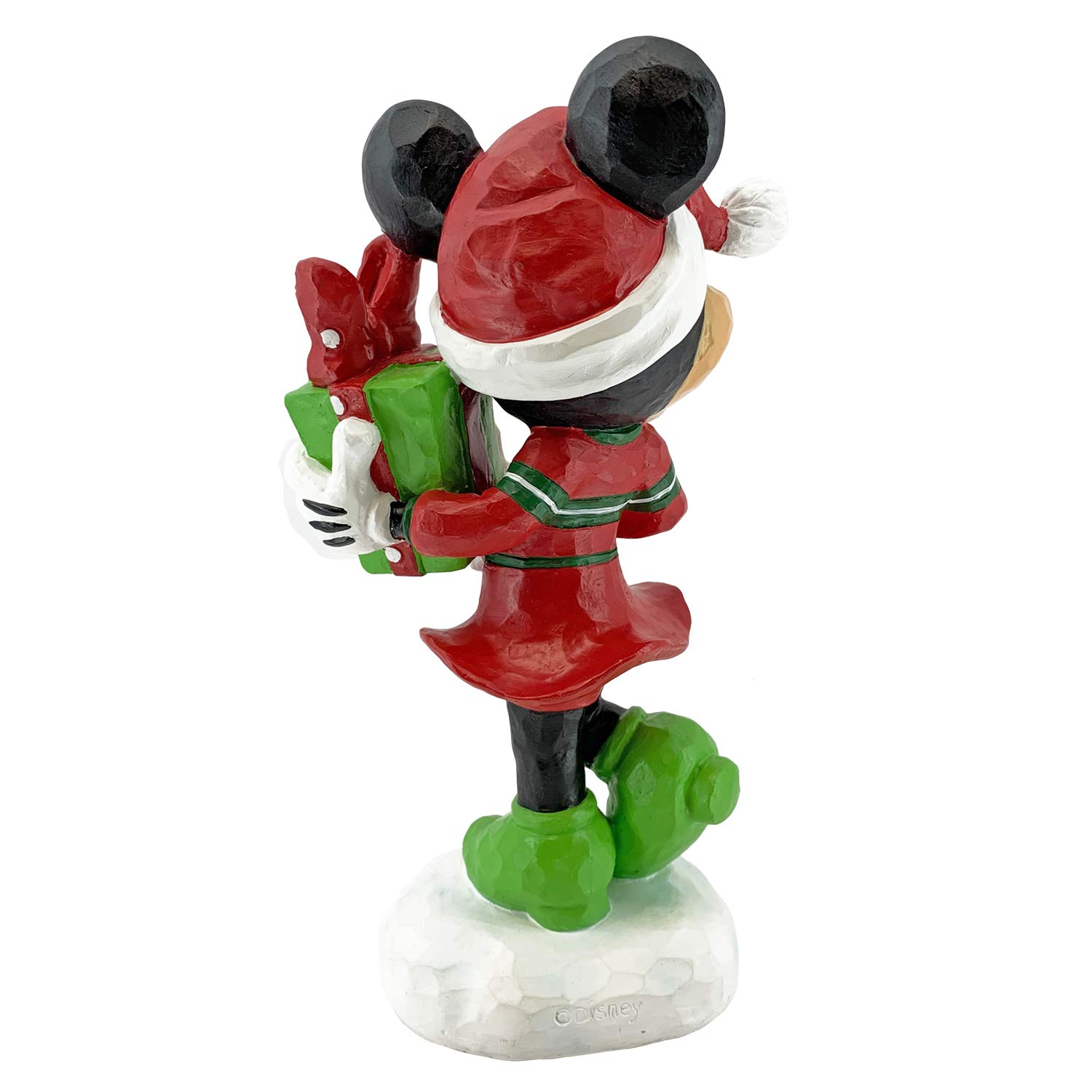 Disney Minnie Mouse Christmas Garden Statue - 11 Inch Tall Outdoor Holiday Decor, Officially Licensed Disney Collectible for Yard, Patio & Seasonal Display