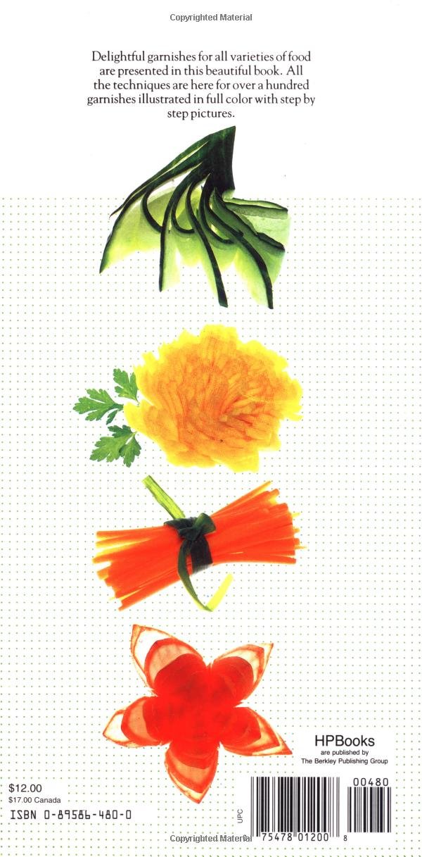 The Book of Garnishes - Essential Guide for Cocktail & Food Decoration | Perfect for Bartenders, Chefs & Home Entertaining