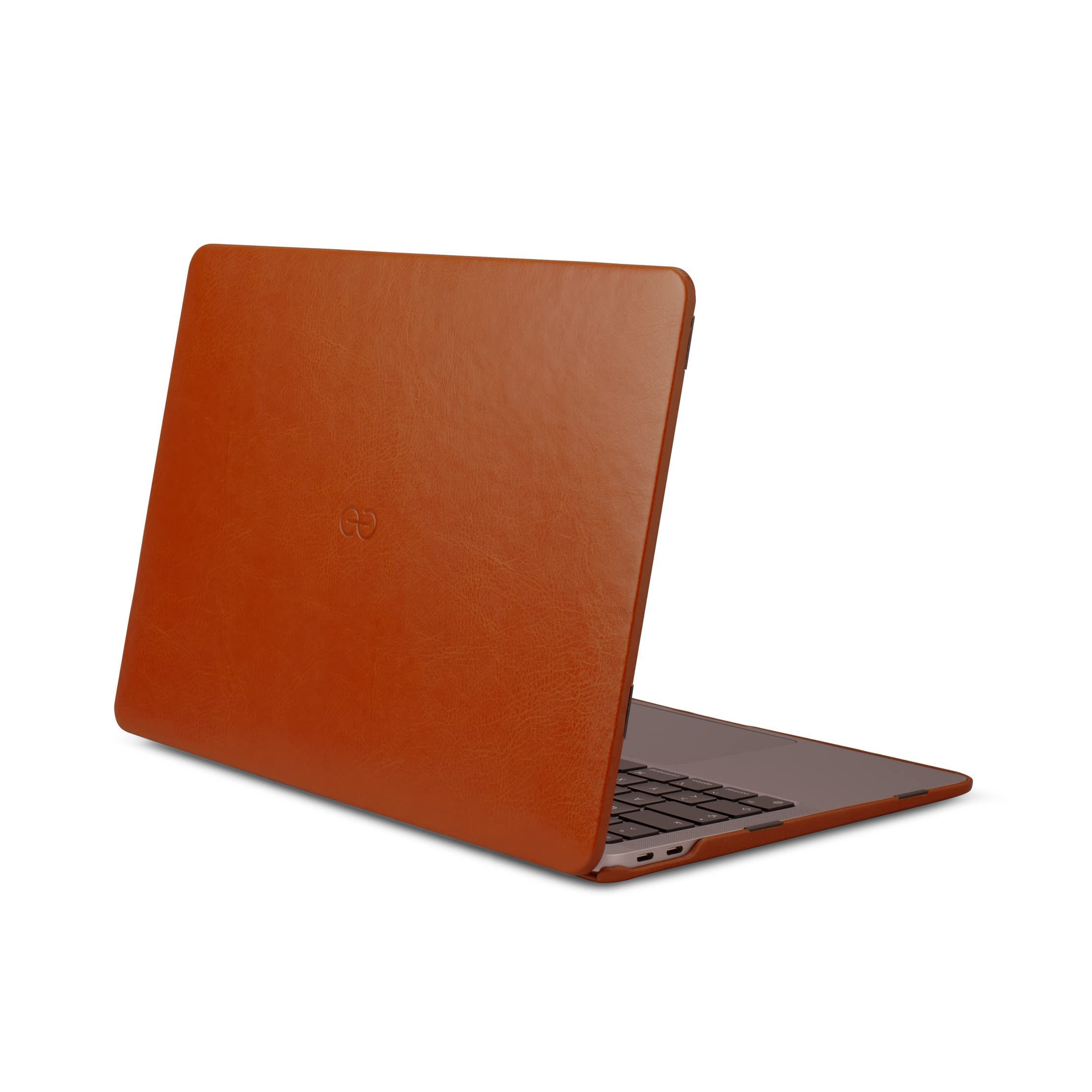 Fibonacci Wallet-Case for iPhone 13 Pro Max & Euclid Hard Cover Case for MacBook Air 13-Inch - Premium Caramel Bundle | Stylish Protection for Your Apple Devices | Perfect for Work, Travel & Everyday Use