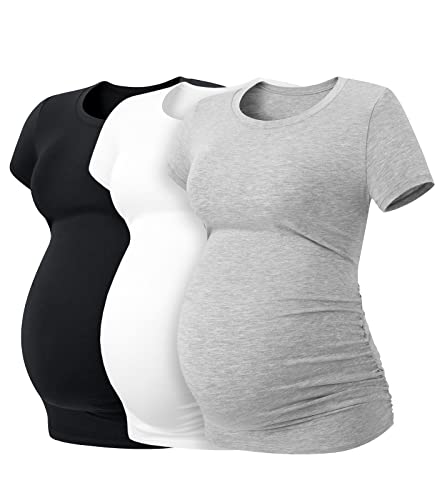Black+heather Gray+off White 3 Pack
