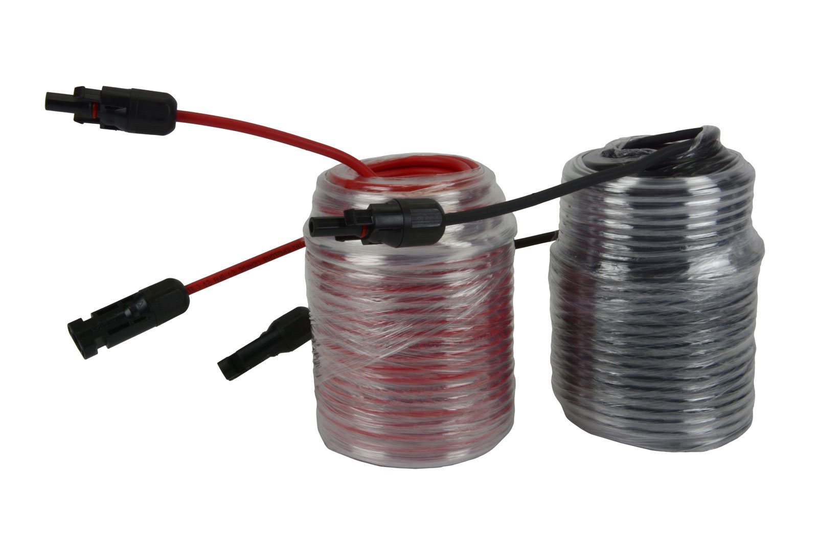 TEMCo 250ft 10 AWG Solar Panel Extension Cable Set - 125ft Red & 125ft Black with Male/Female MC4 Connectors for RV, Off-Grid & Home Solar Systems | Weatherproof PV Wire for Outdoor Use