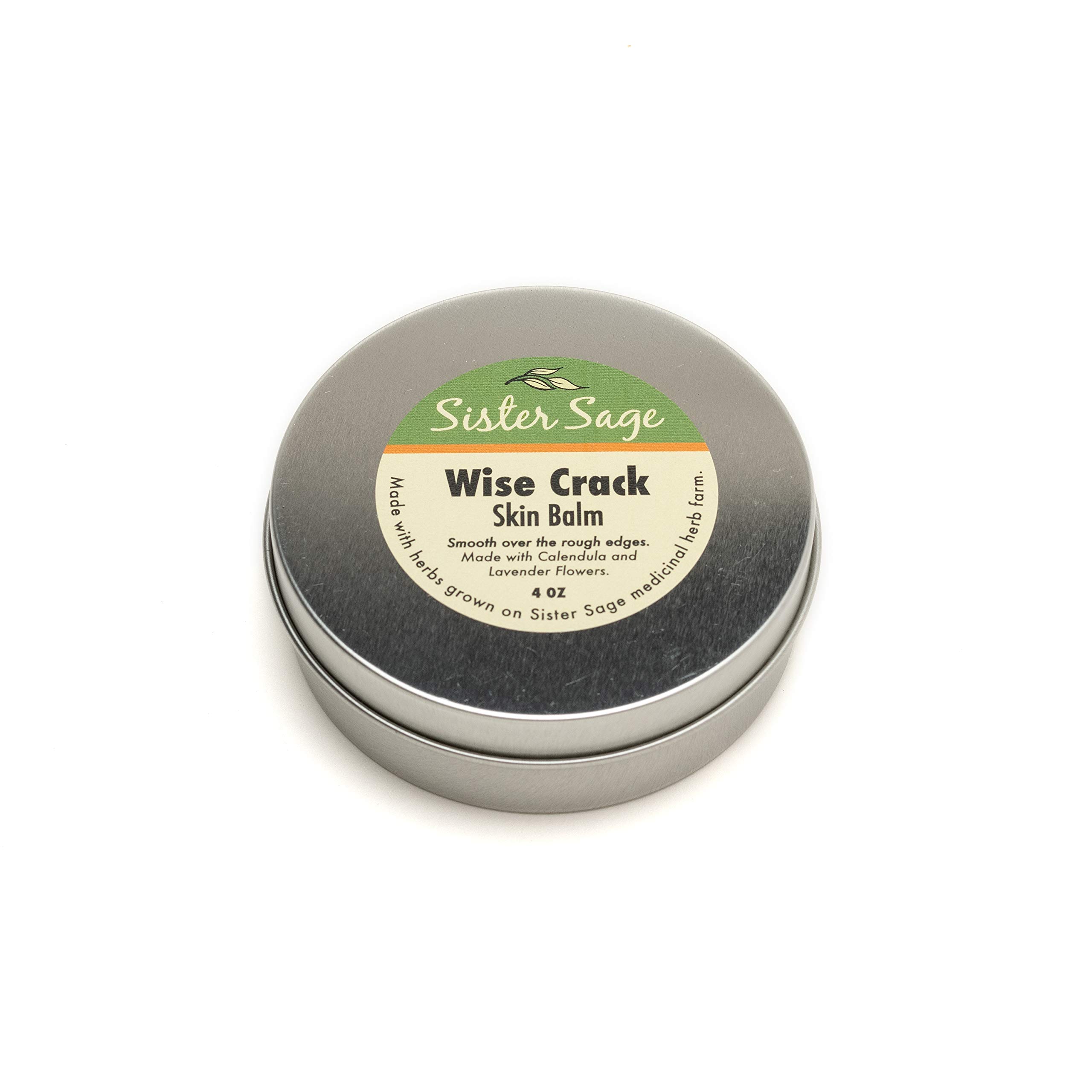 Wise Crack Skin Balm - 100% All Natural Hand Cream with Shea Butter for Dry, Cracked Skin (4 Oz) | Perfect for Winter Care, Gardening & Outdoor Activities