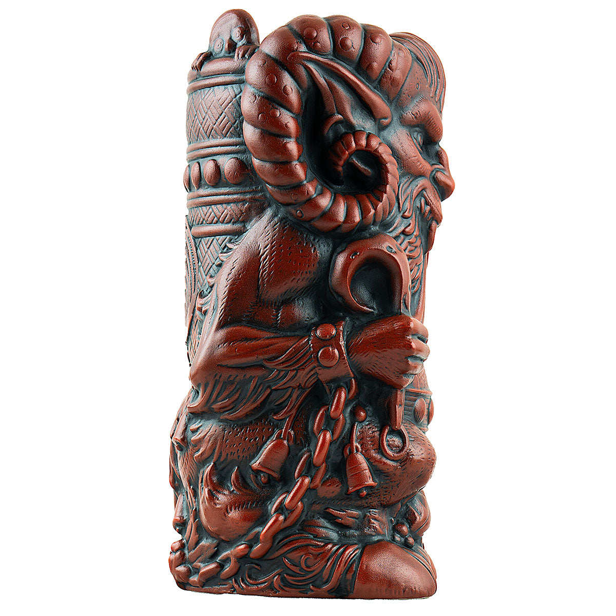 Krampus Designer Series Tiki Mug - Naughty Christmas Horror Collectible Cup for Halloween & Holiday Parties - Perfect for Cocktails, Home Decor & Gift Giving