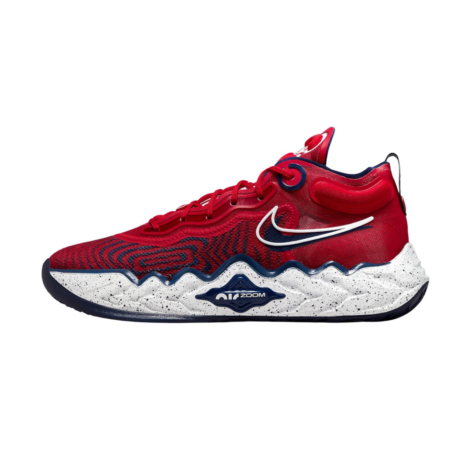 Nike Air Zoom GT Run Basketball Shoes - Team USA Colorway (Red, Blue, Void White) - High-Performance Cushioning for Court Play & Streetwear Fashion