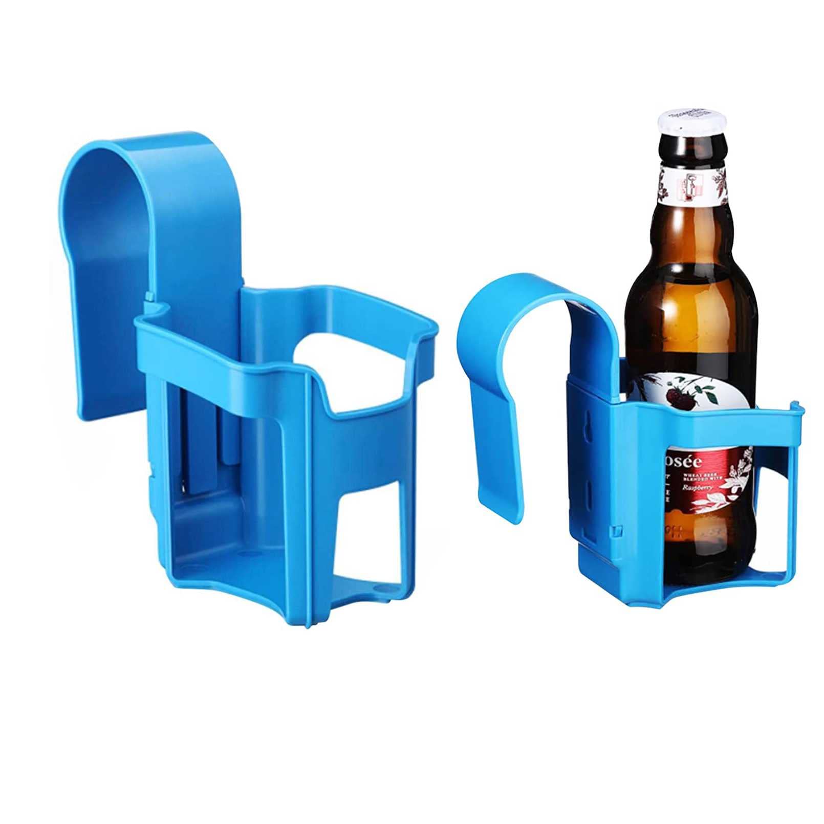 2 Pack No Spill Cup Holder for Above Ground Pool - Round Top Bar Drink & Phone Holder - Perfect for Poolside Relaxation, Beach Parties, and Summer BBQs